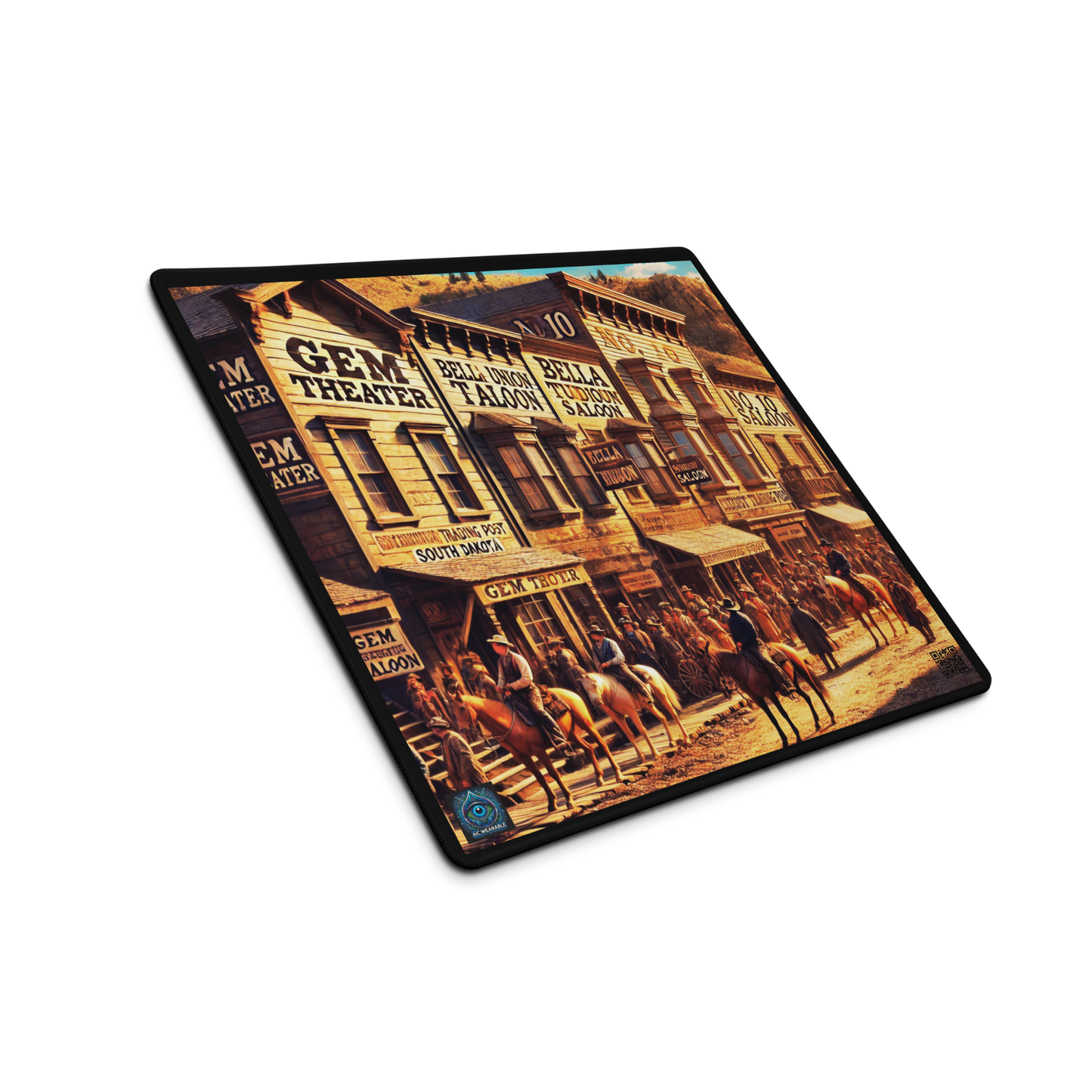 "Main Street Legends: Deadwood 1870 Gaming Mouse Pad Limited Edition"