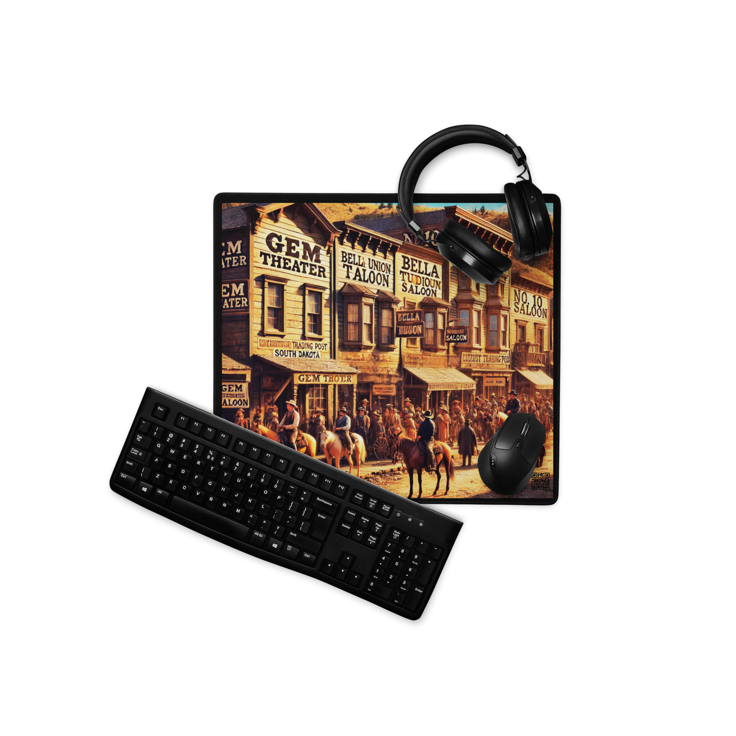 "Main Street Legends: Deadwood 1870 Gaming Mouse Pad Limited Edition"