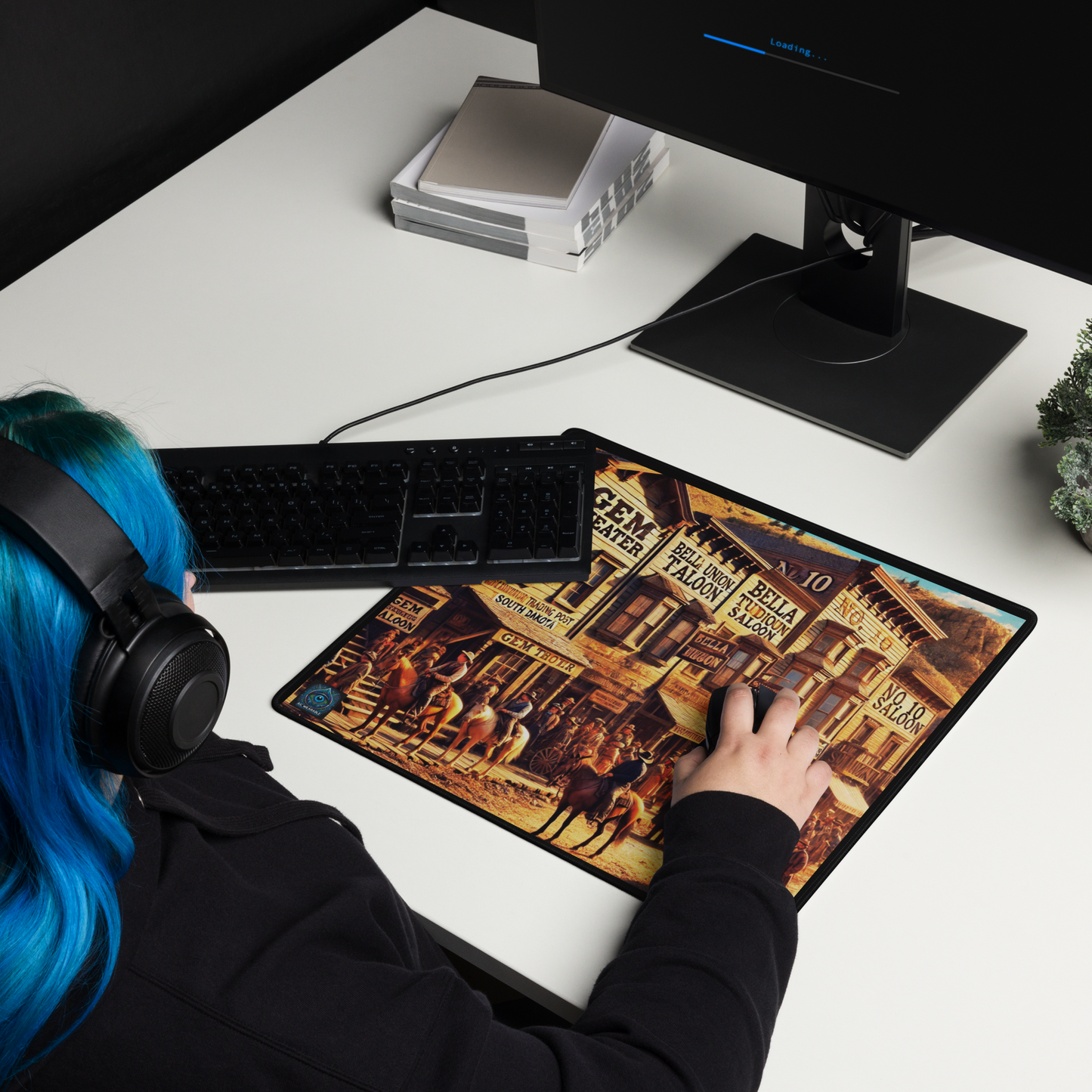 "Main Street Legends: Deadwood 1870 Gaming Mouse Pad Limited Edition"