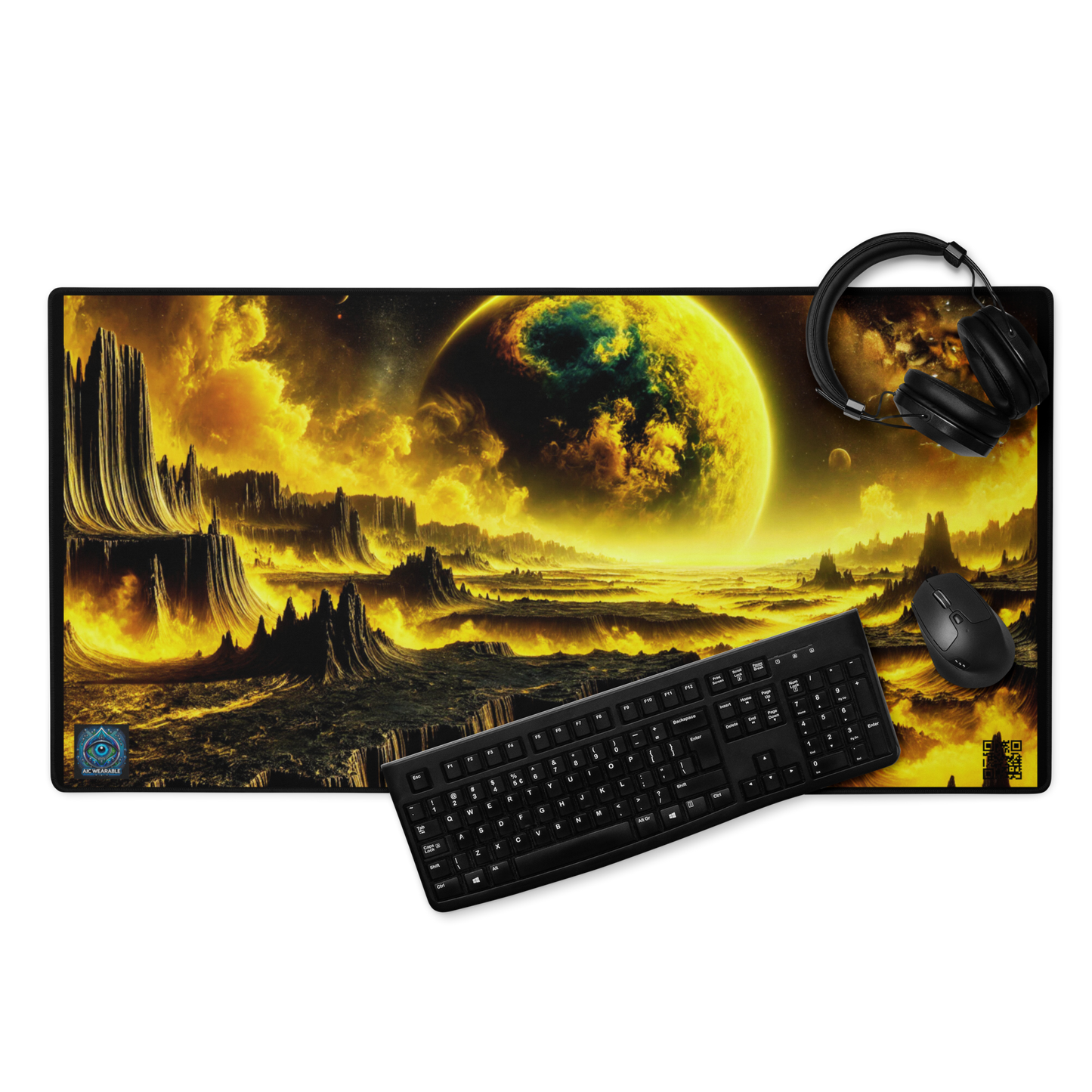 "Volcanic Abyss - 36x18 Limited Edition Gaming Mouse Pad"