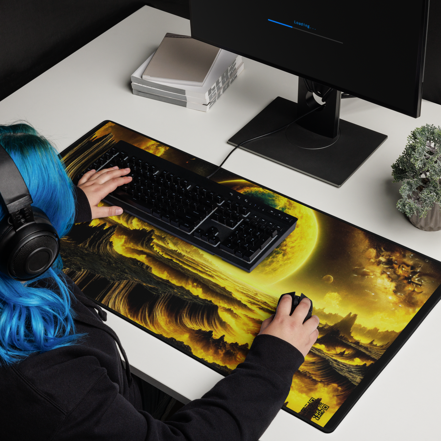 "Volcanic Abyss - 36x18 Limited Edition Gaming Mouse Pad"