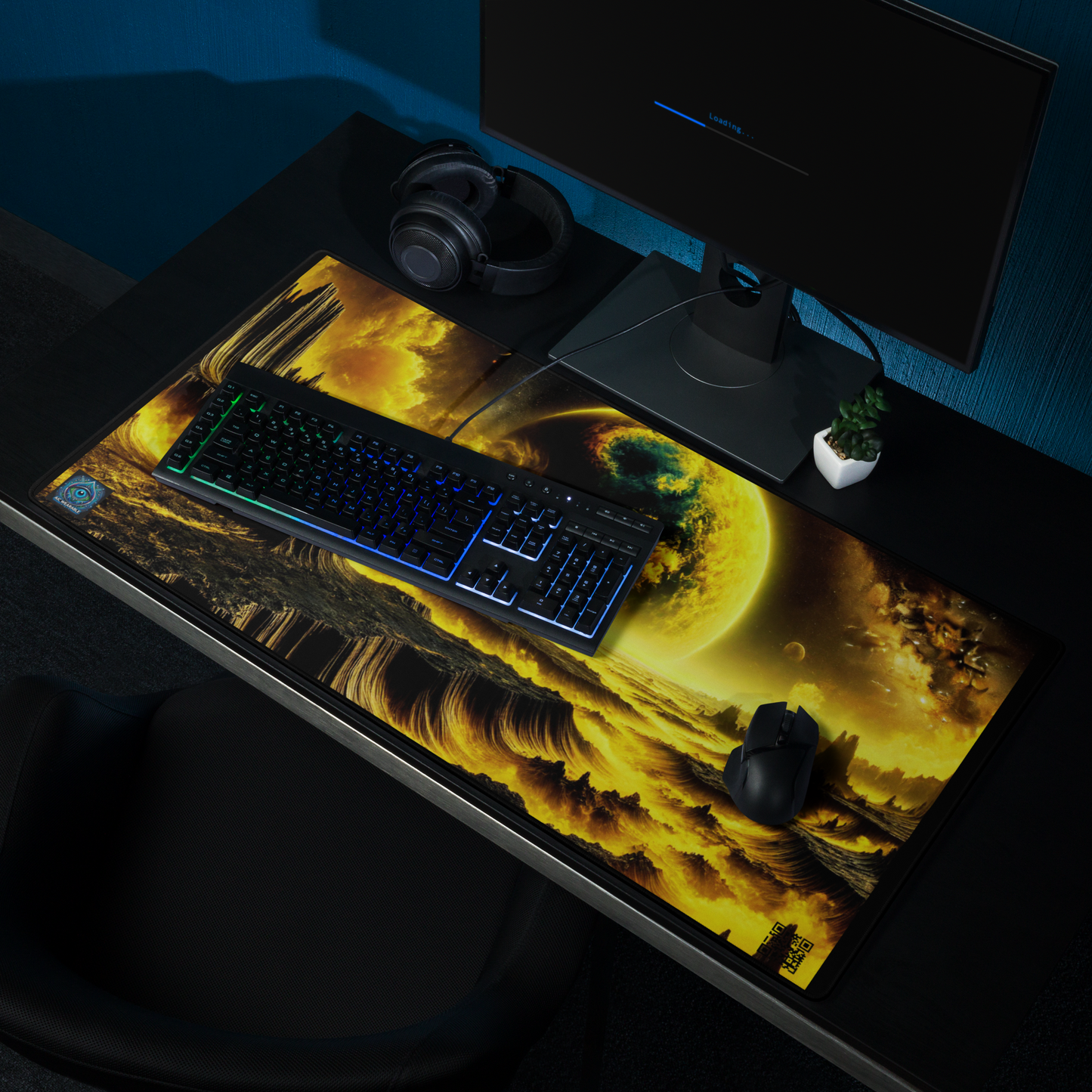 "Volcanic Abyss - 36x18 Limited Edition Gaming Mouse Pad"