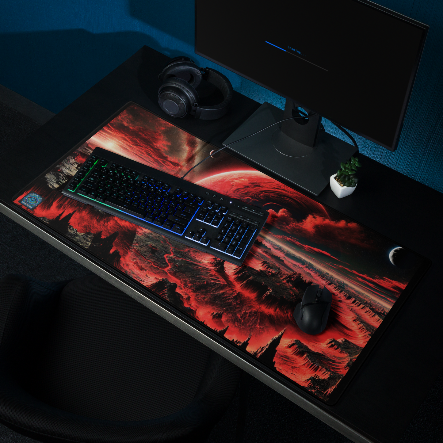 "Inferno's Edge - 36x18 Limited Edition Gaming Mouse Pad"