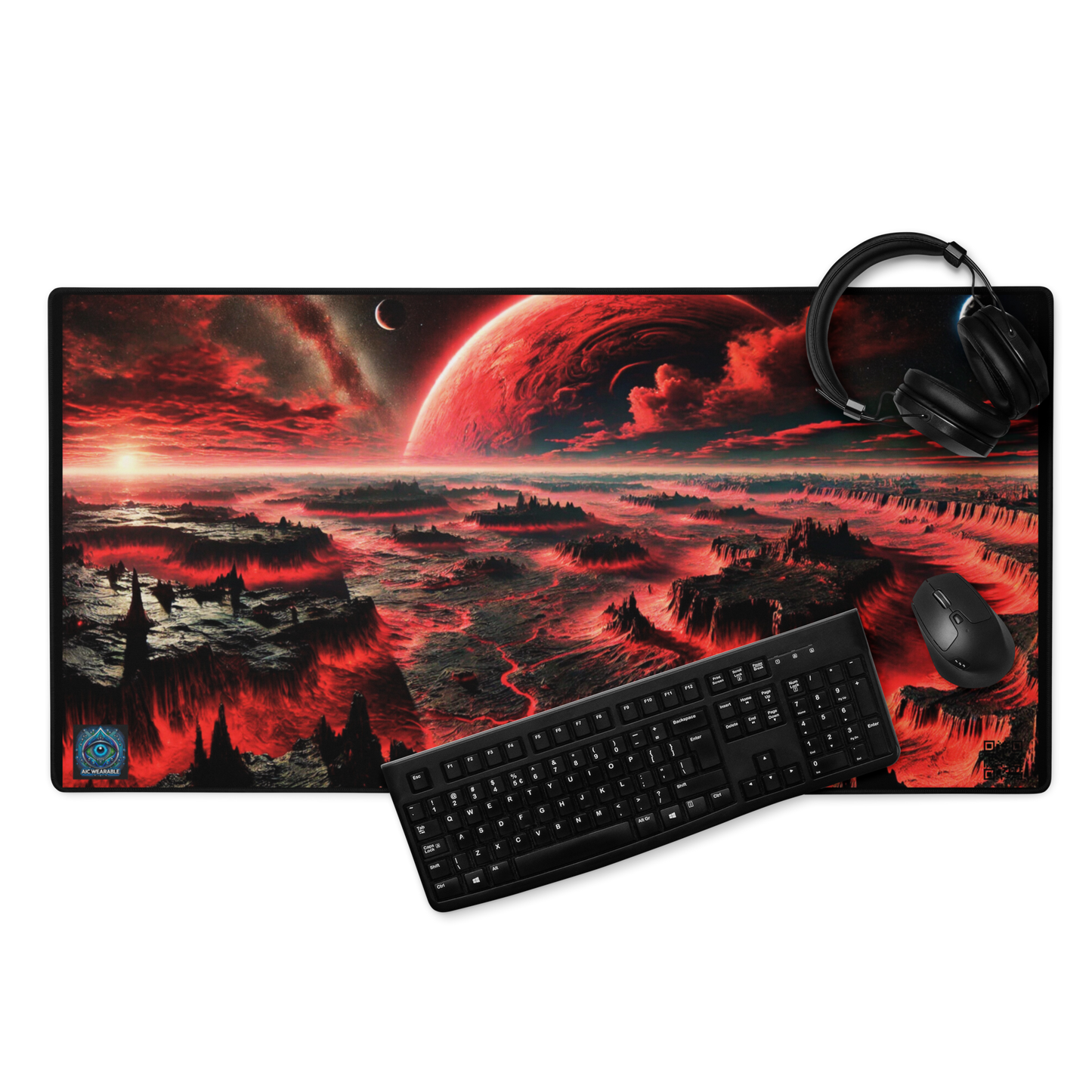 "Inferno's Edge - 36x18 Limited Edition Gaming Mouse Pad"