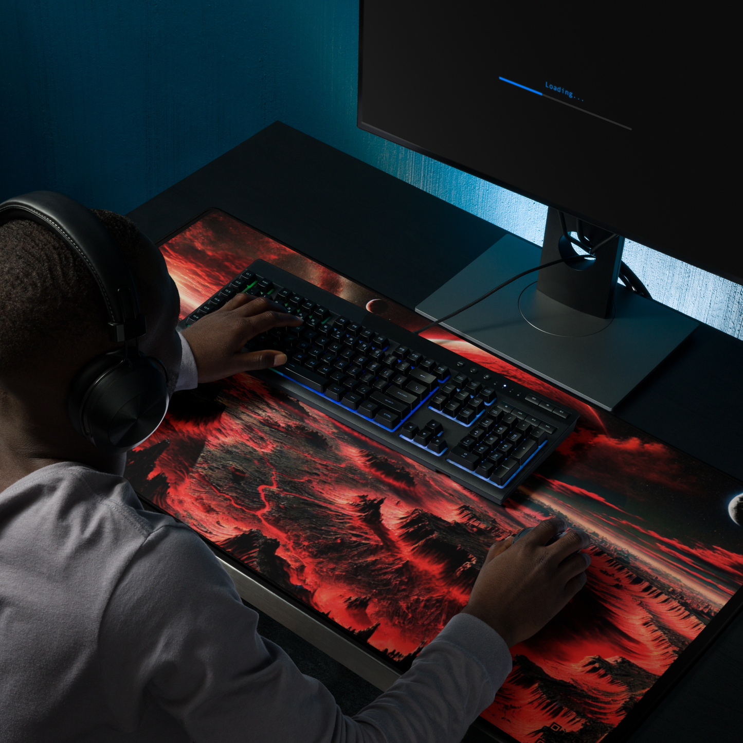 "Inferno's Edge - 36x18 Limited Edition Gaming Mouse Pad"