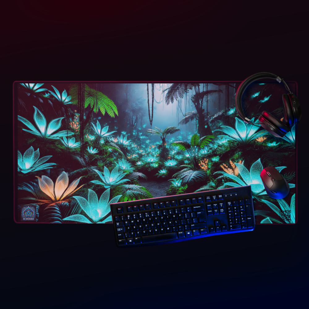 "Luminous Bloom - 36x18 Limited Edition Gaming Mouse Pad"