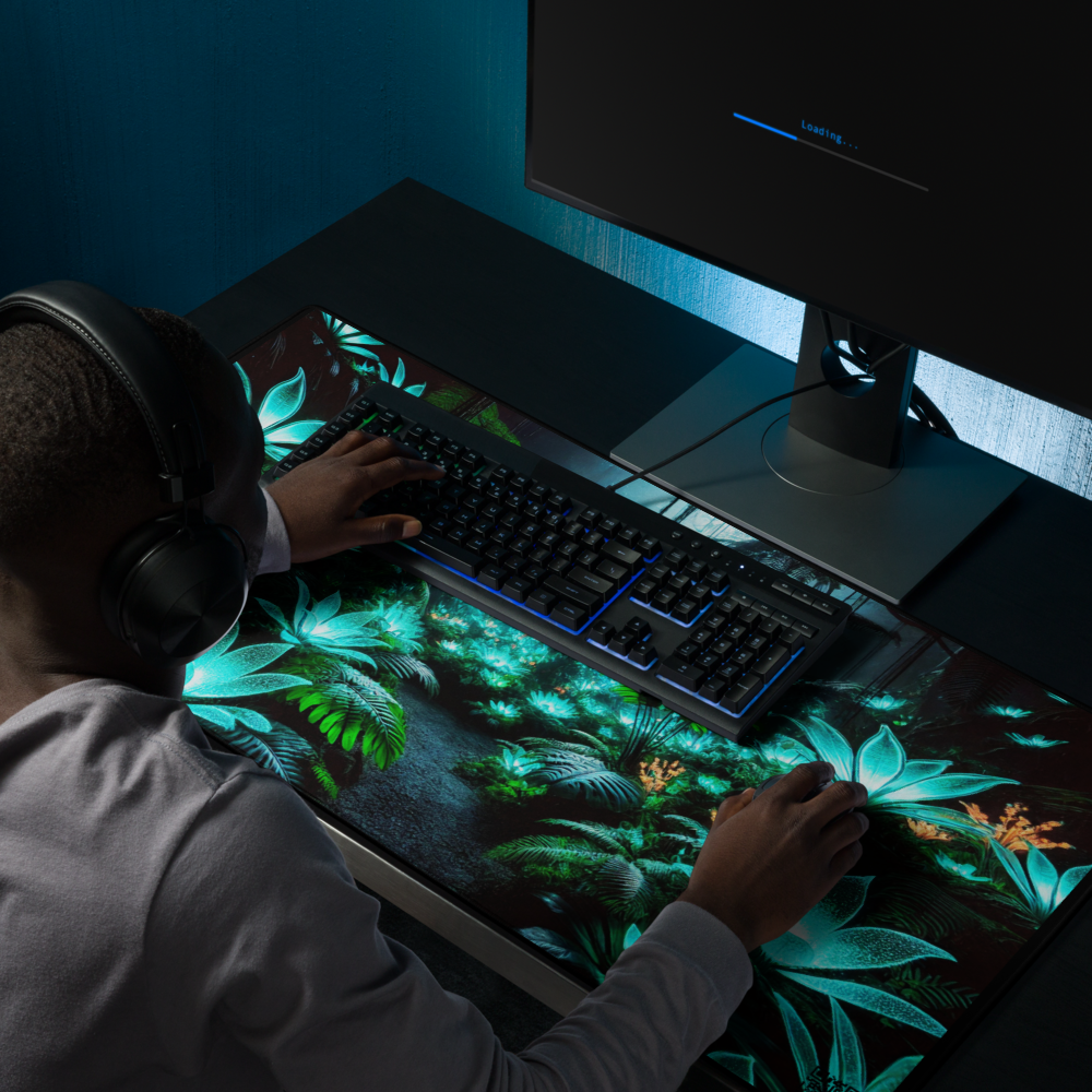 "Luminous Bloom - 36x18 Limited Edition Gaming Mouse Pad"