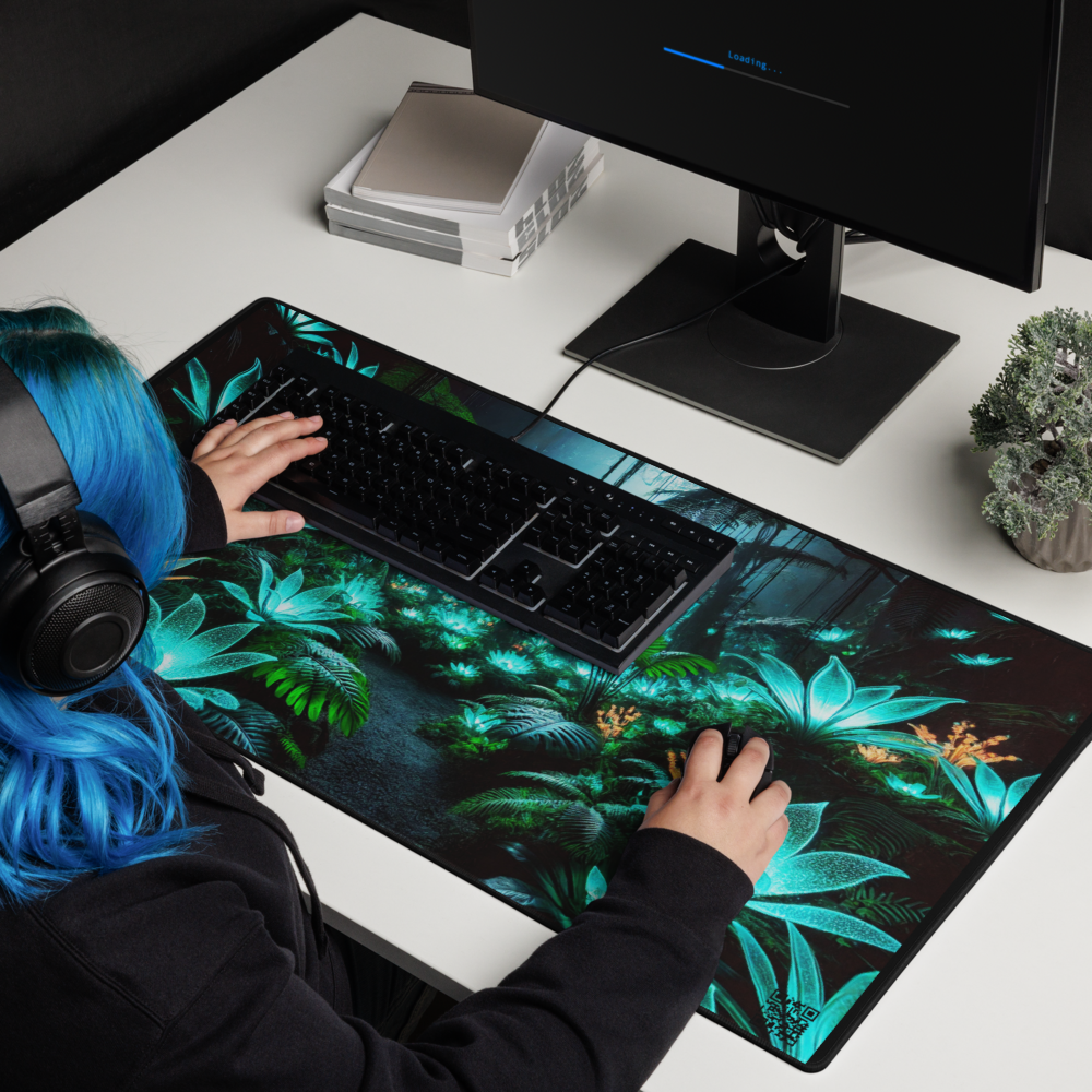 "Luminous Bloom - 36x18 Limited Edition Gaming Mouse Pad"