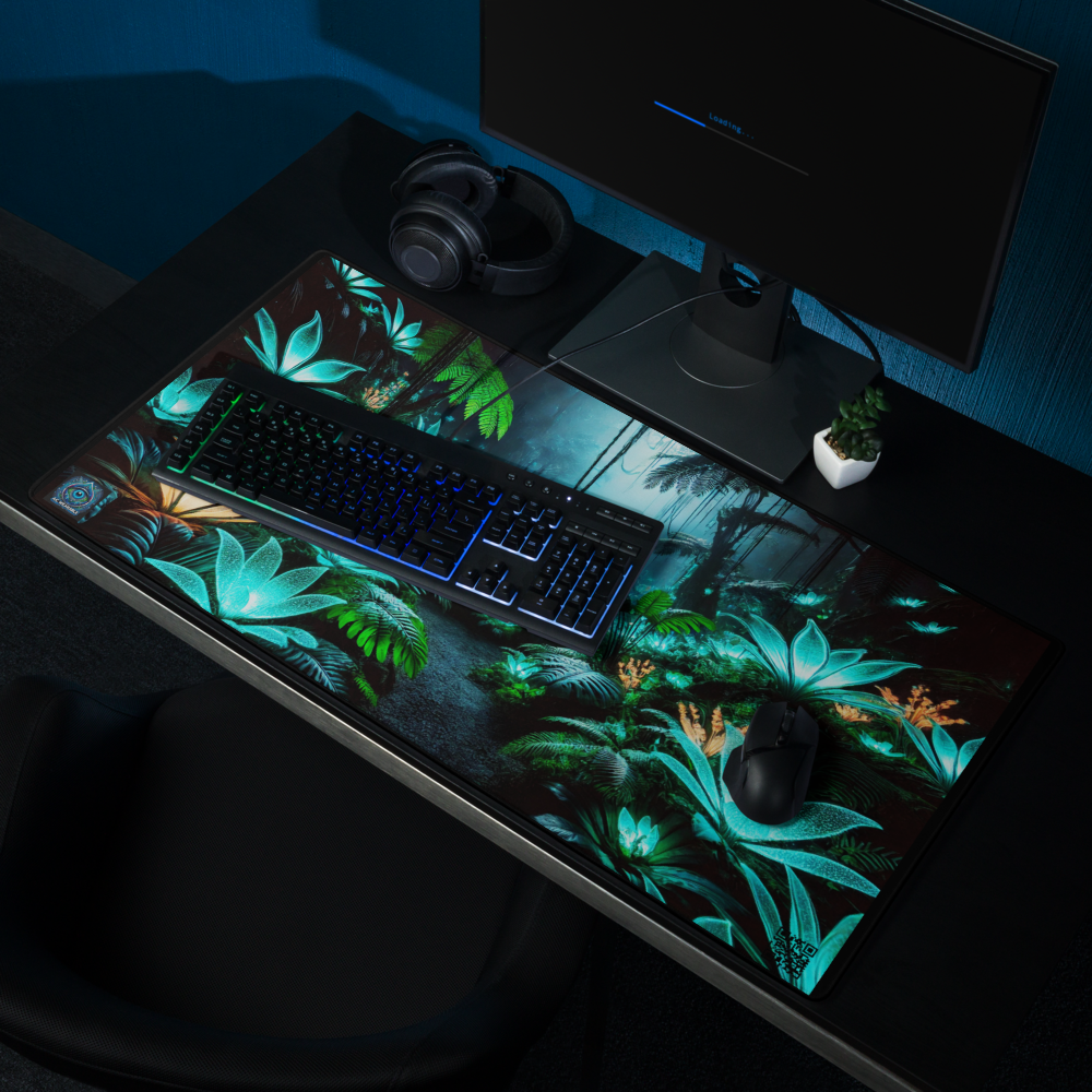 "Luminous Bloom - 36x18 Limited Edition Gaming Mouse Pad"