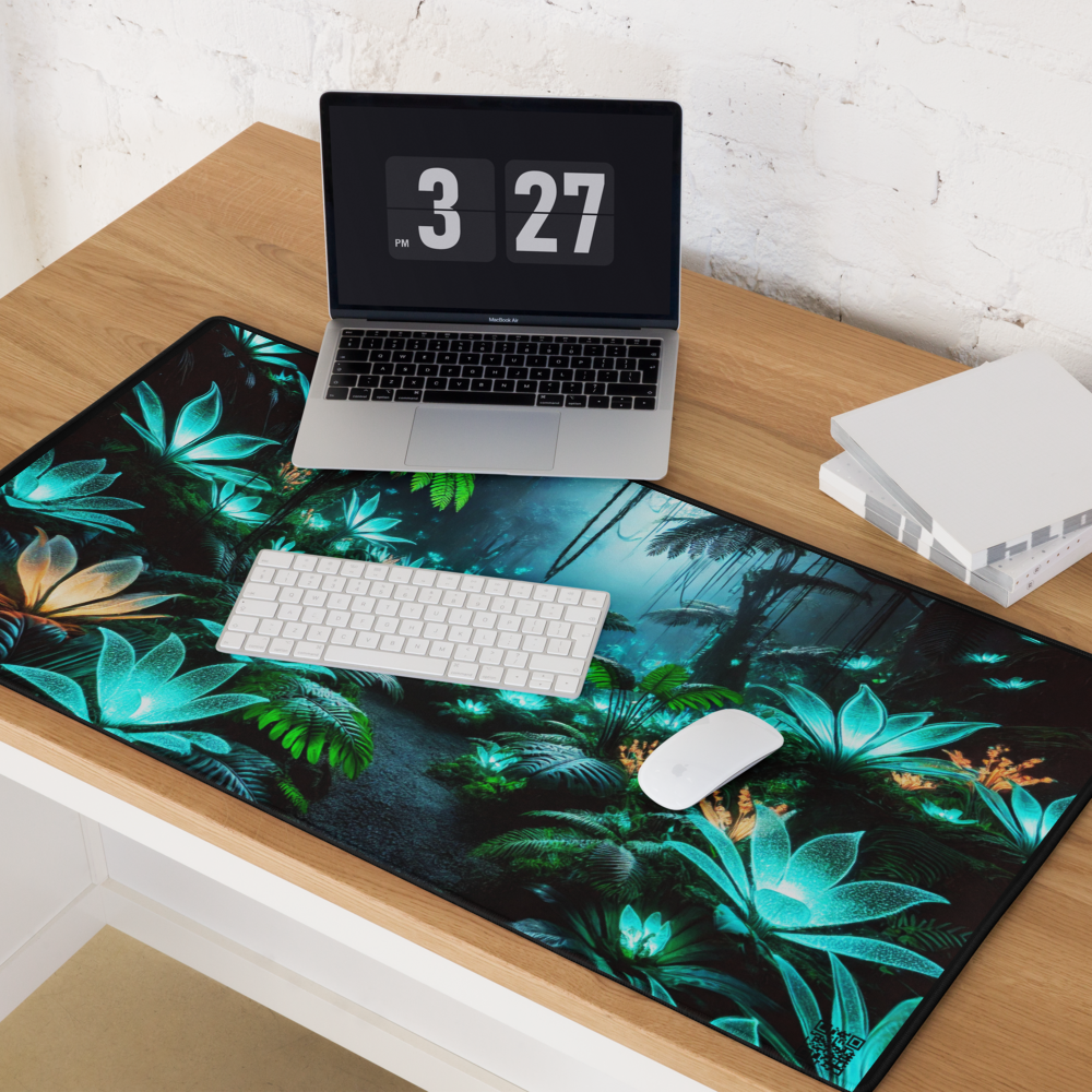 "Luminous Bloom - 36x18 Limited Edition Gaming Mouse Pad"