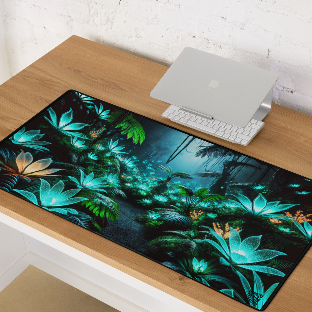 "Luminous Bloom - 36x18 Limited Edition Gaming Mouse Pad"