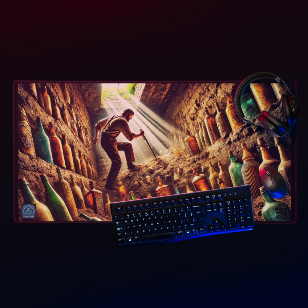 "Treasure Hunter’s Vault - 36x18 Limited Edition Gaming Mouse Pad"