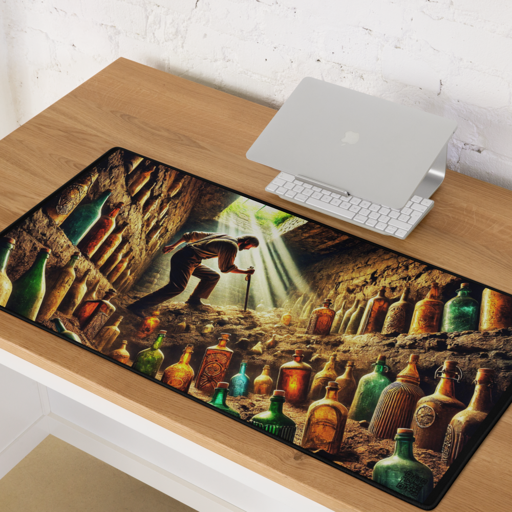 "Treasure Hunter’s Vault - 36x18 Limited Edition Gaming Mouse Pad"