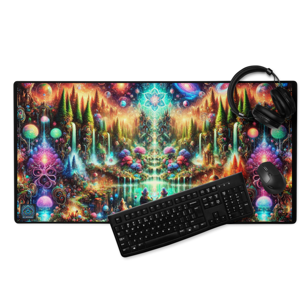 "Celestial Cascade - 36x18 Limited Edition Gaming Mouse Pad"