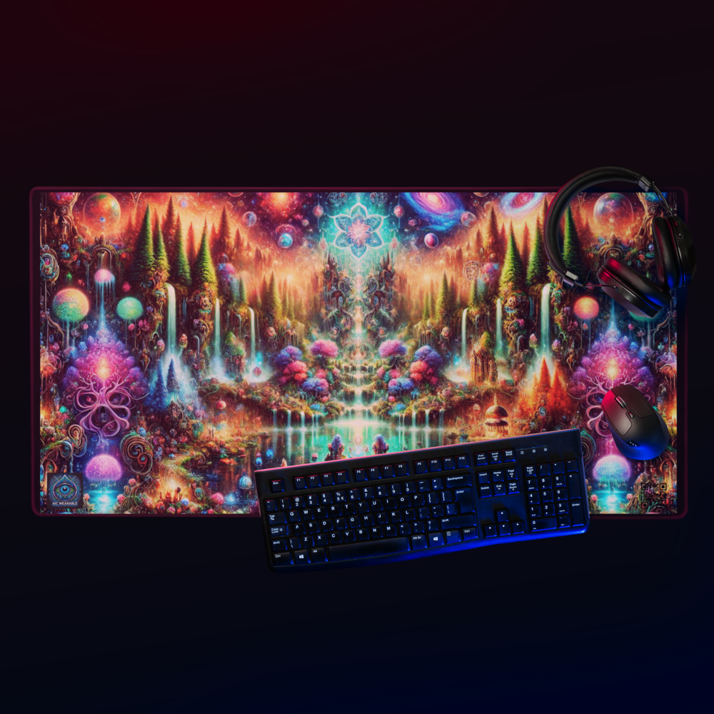 "Celestial Cascade - 36x18 Limited Edition Gaming Mouse Pad"