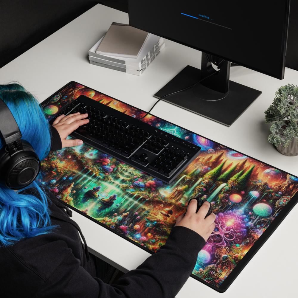 "Celestial Cascade - 36x18 Limited Edition Gaming Mouse Pad"