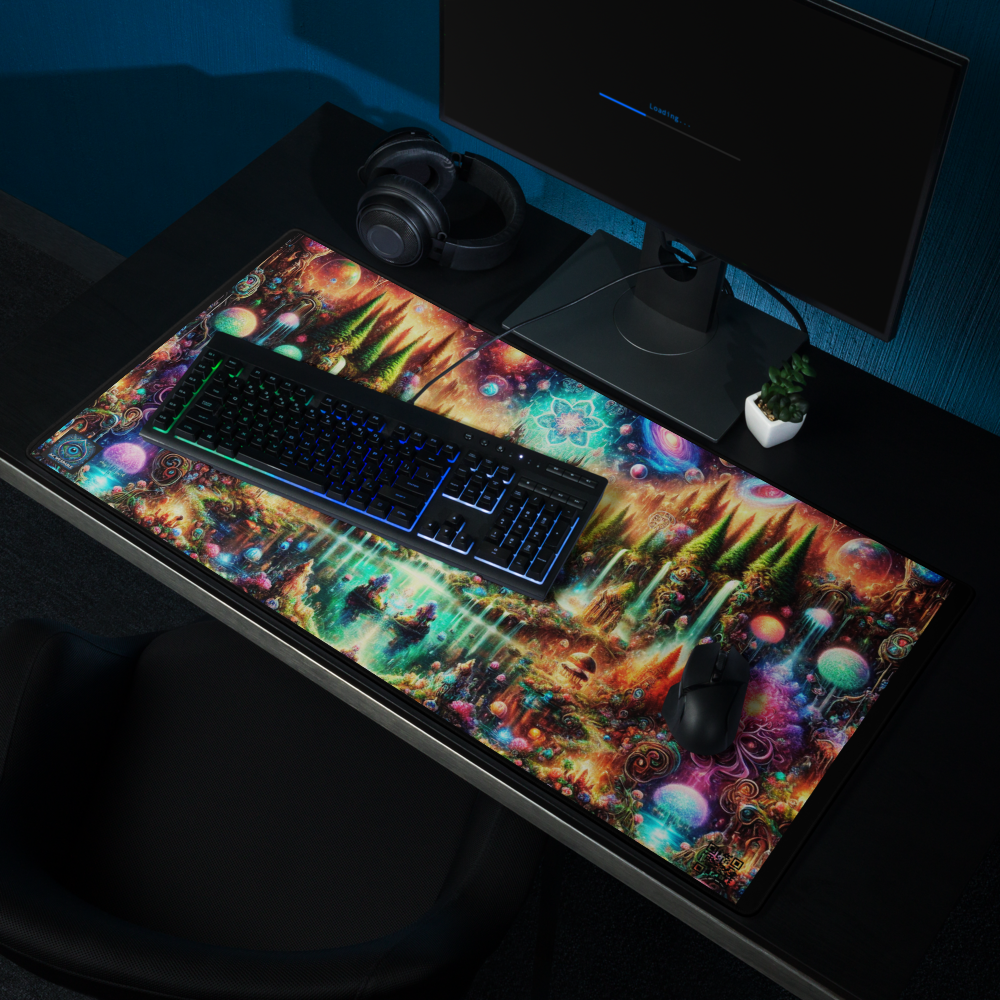 "Celestial Cascade - 36x18 Limited Edition Gaming Mouse Pad"