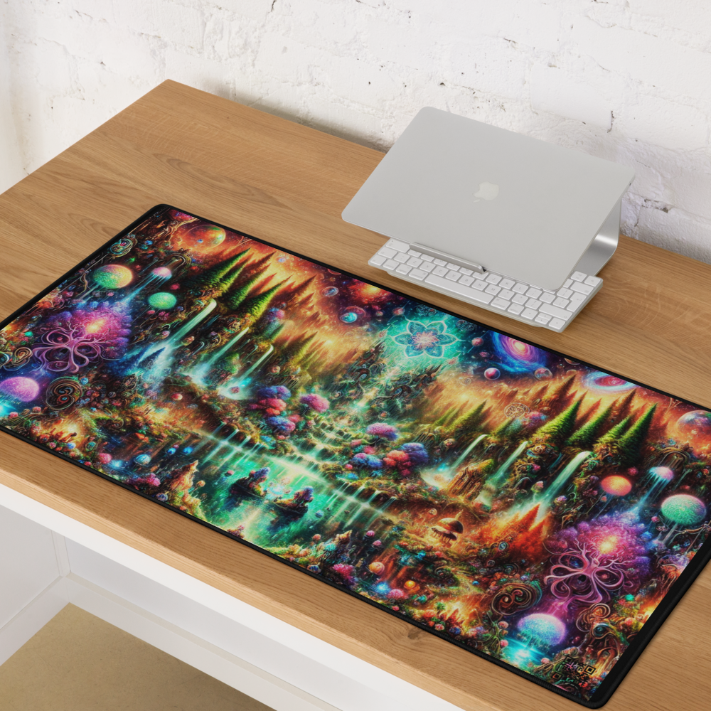 "Celestial Cascade - 36x18 Limited Edition Gaming Mouse Pad"