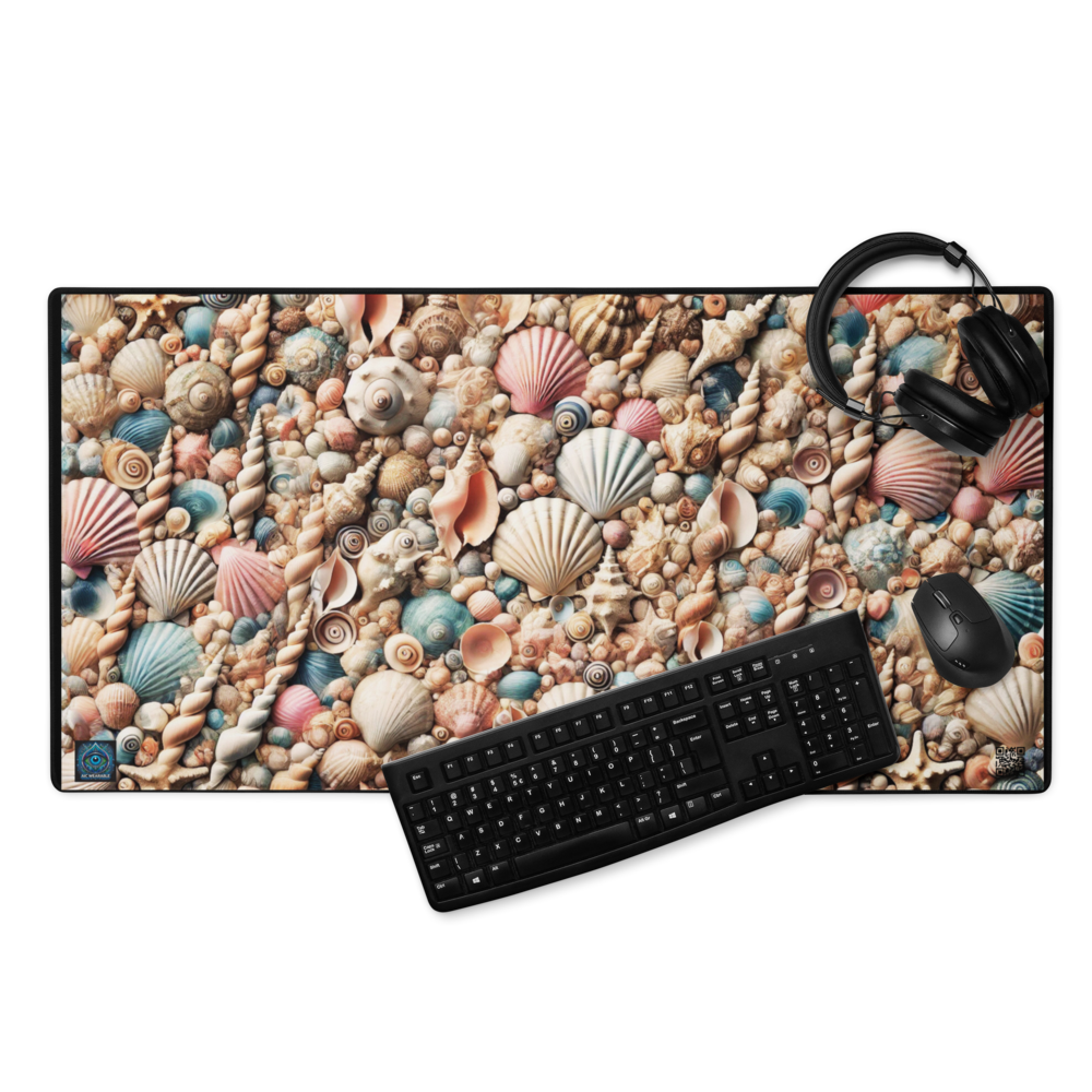 "Seashell Symphony - Limited Edition 36x18 Gaming Mousepad"