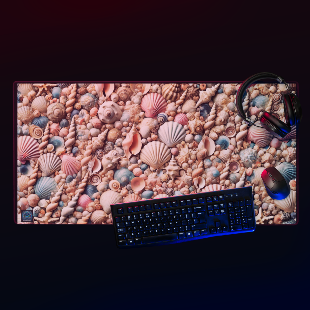 "Seashell Symphony - Limited Edition 36x18 Gaming Mousepad"