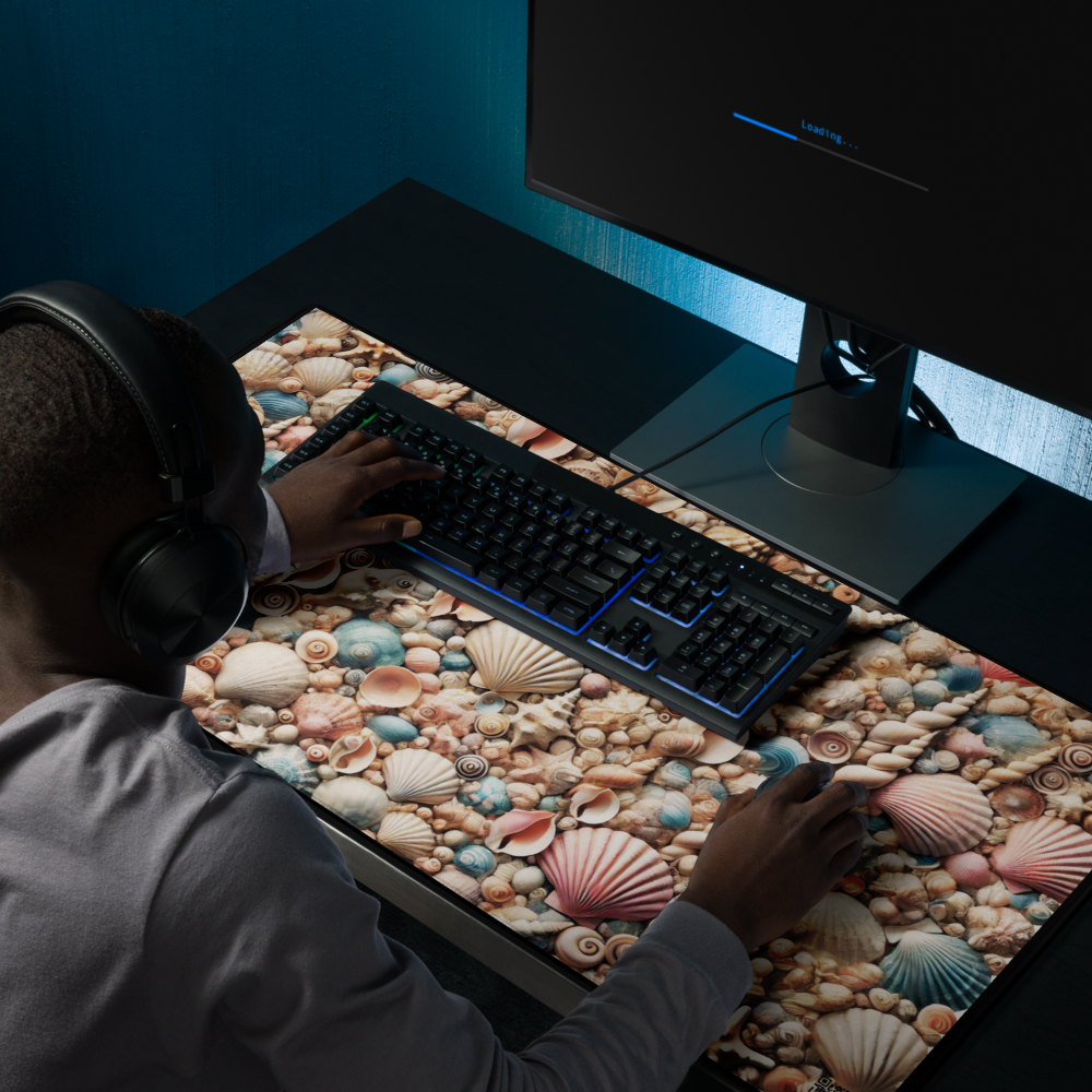 "Seashell Symphony - Limited Edition 36x18 Gaming Mousepad"