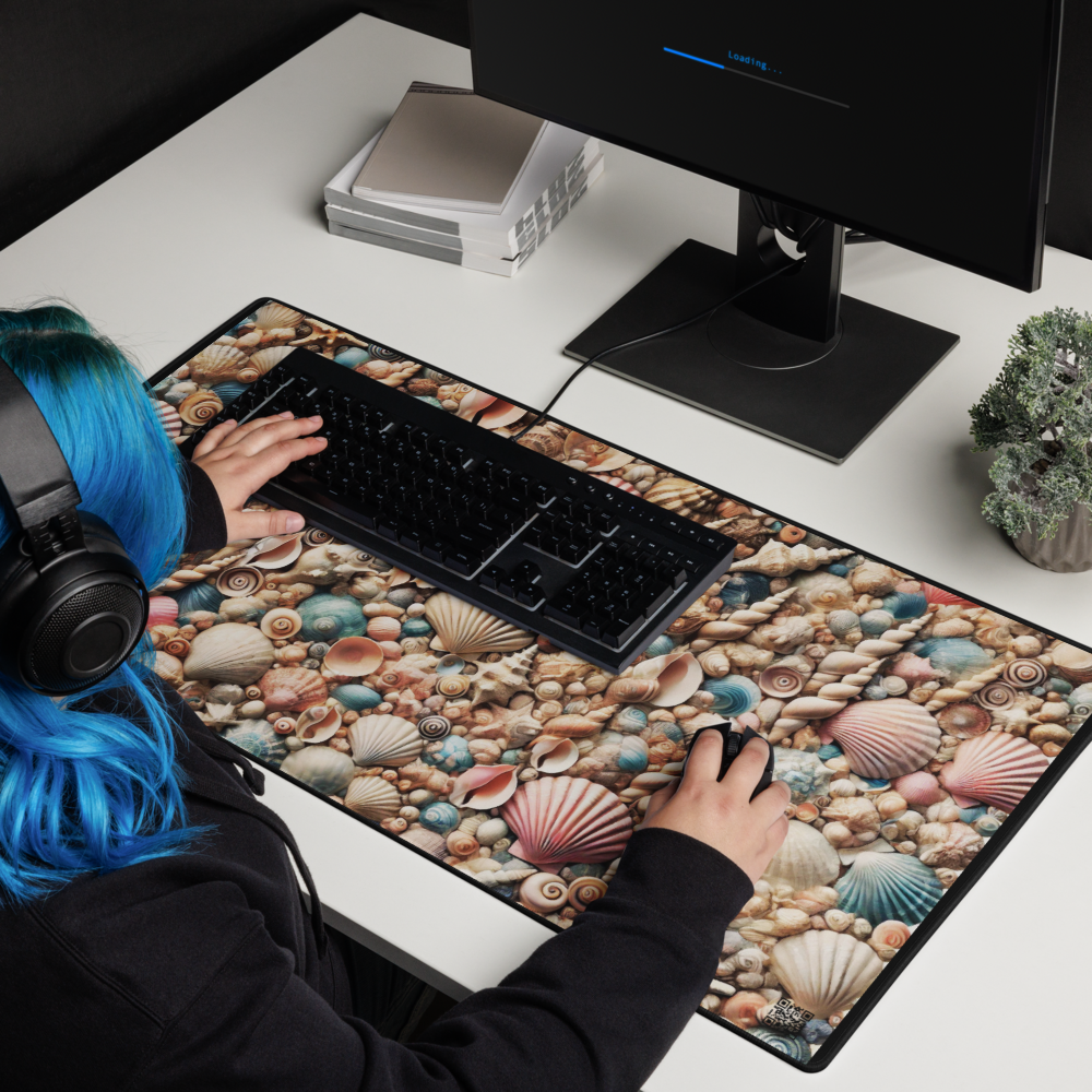 "Seashell Symphony - Limited Edition 36x18 Gaming Mousepad"