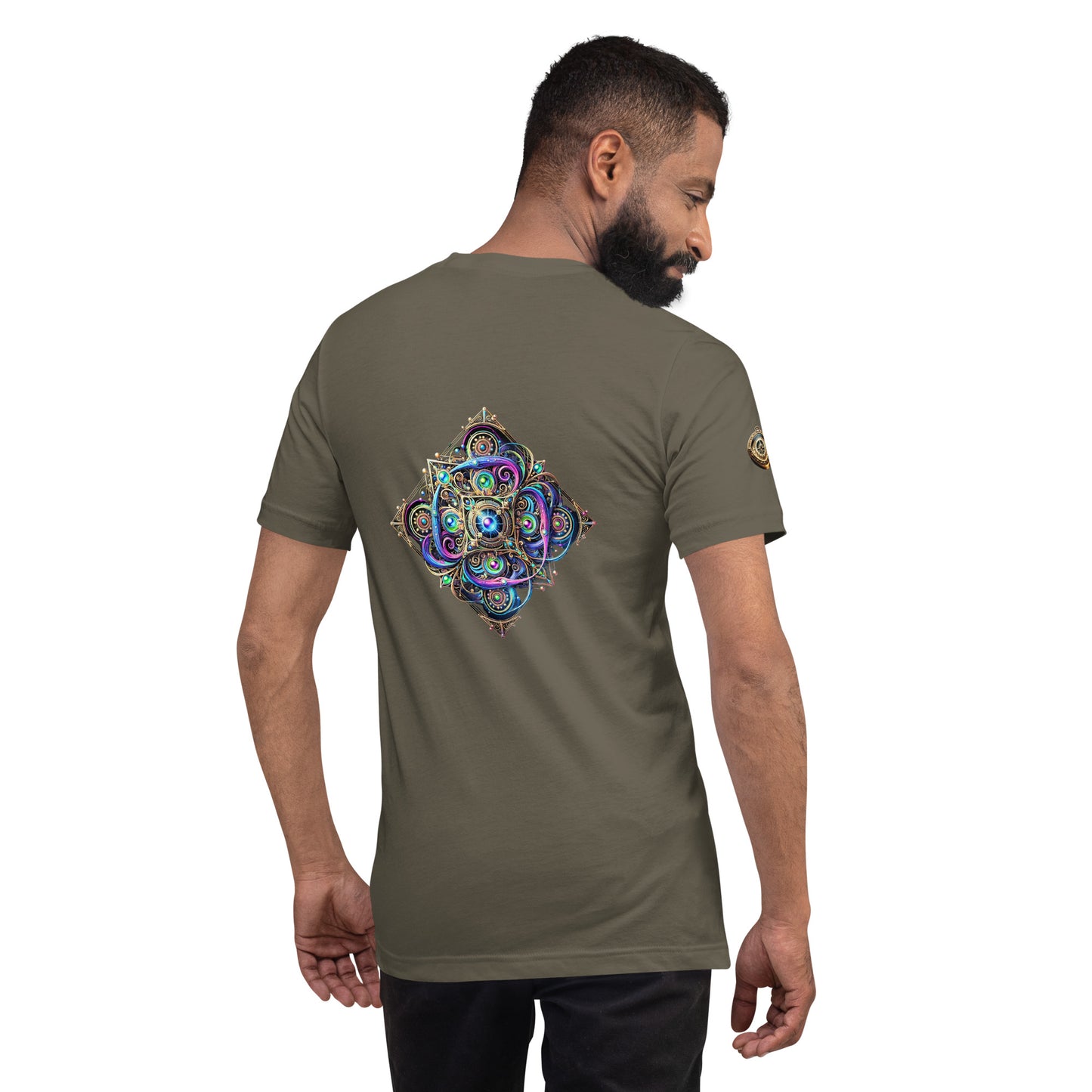 "Cosmic Mandala - Intricate Geometric Art Limited Edition T-Shirt"