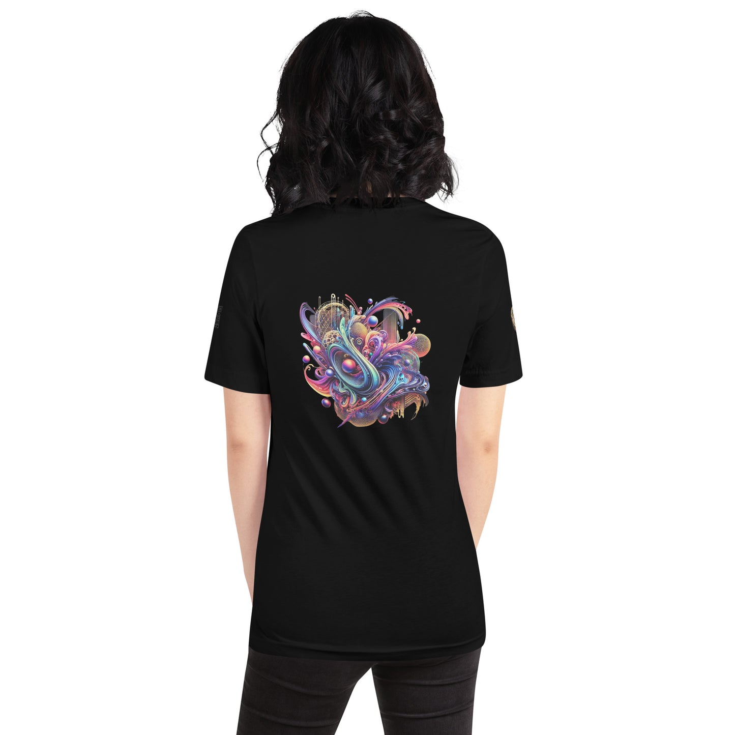 "Abstract Harmony - Flowing Geometric Art Limited Edition T-Shirt"