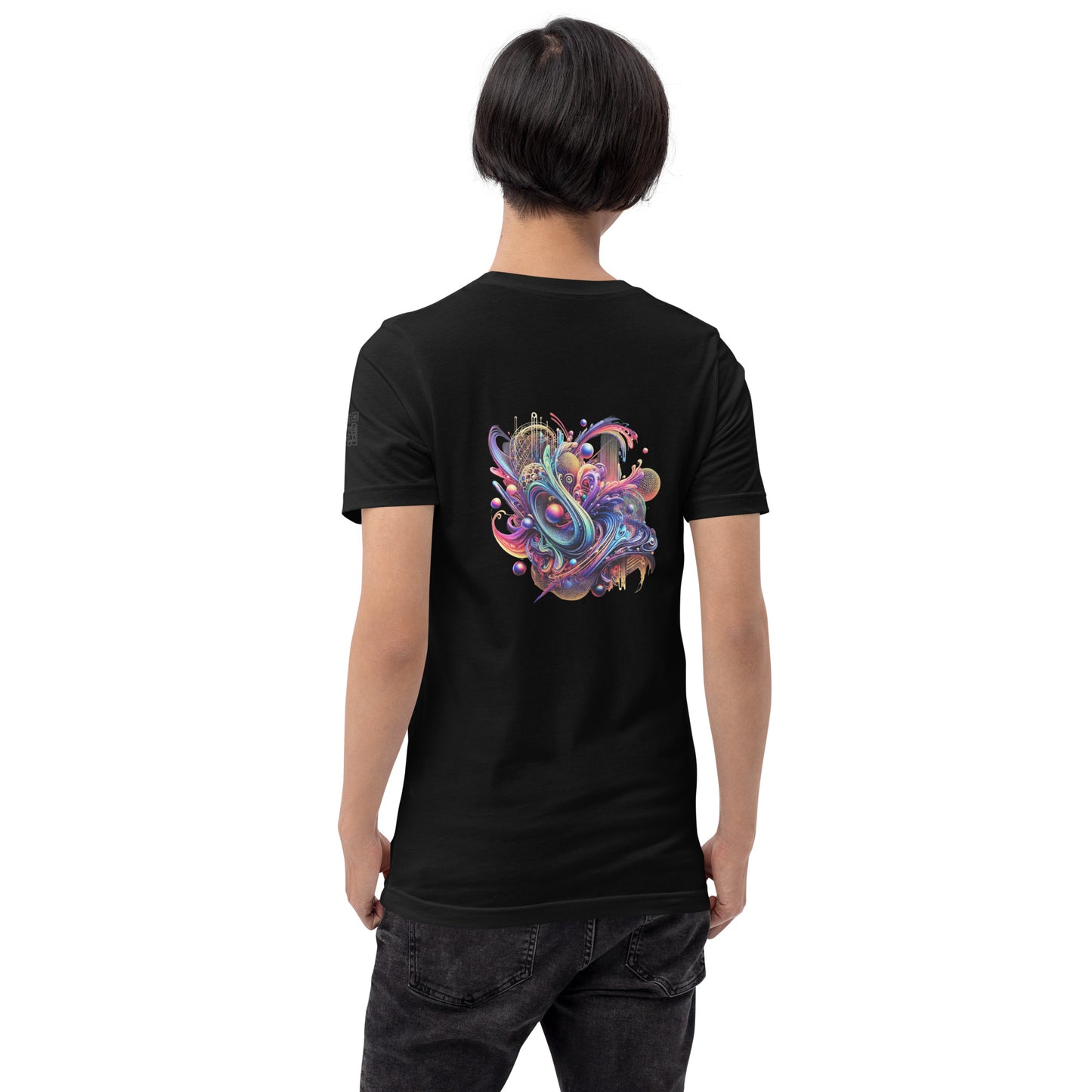 "Abstract Harmony - Flowing Geometric Art Limited Edition T-Shirt"