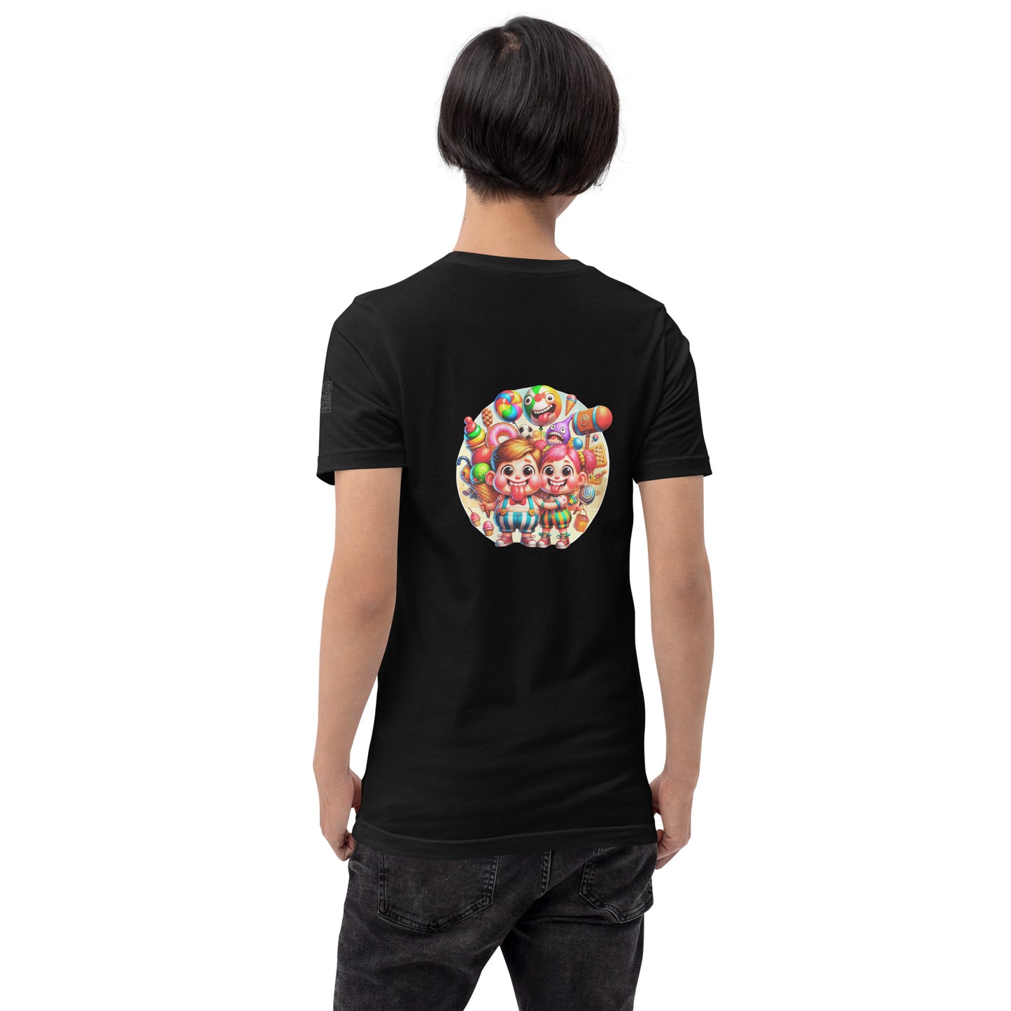 "Candy Chaos - Fun Cartoon Duo Limited Edition T-Shirt"