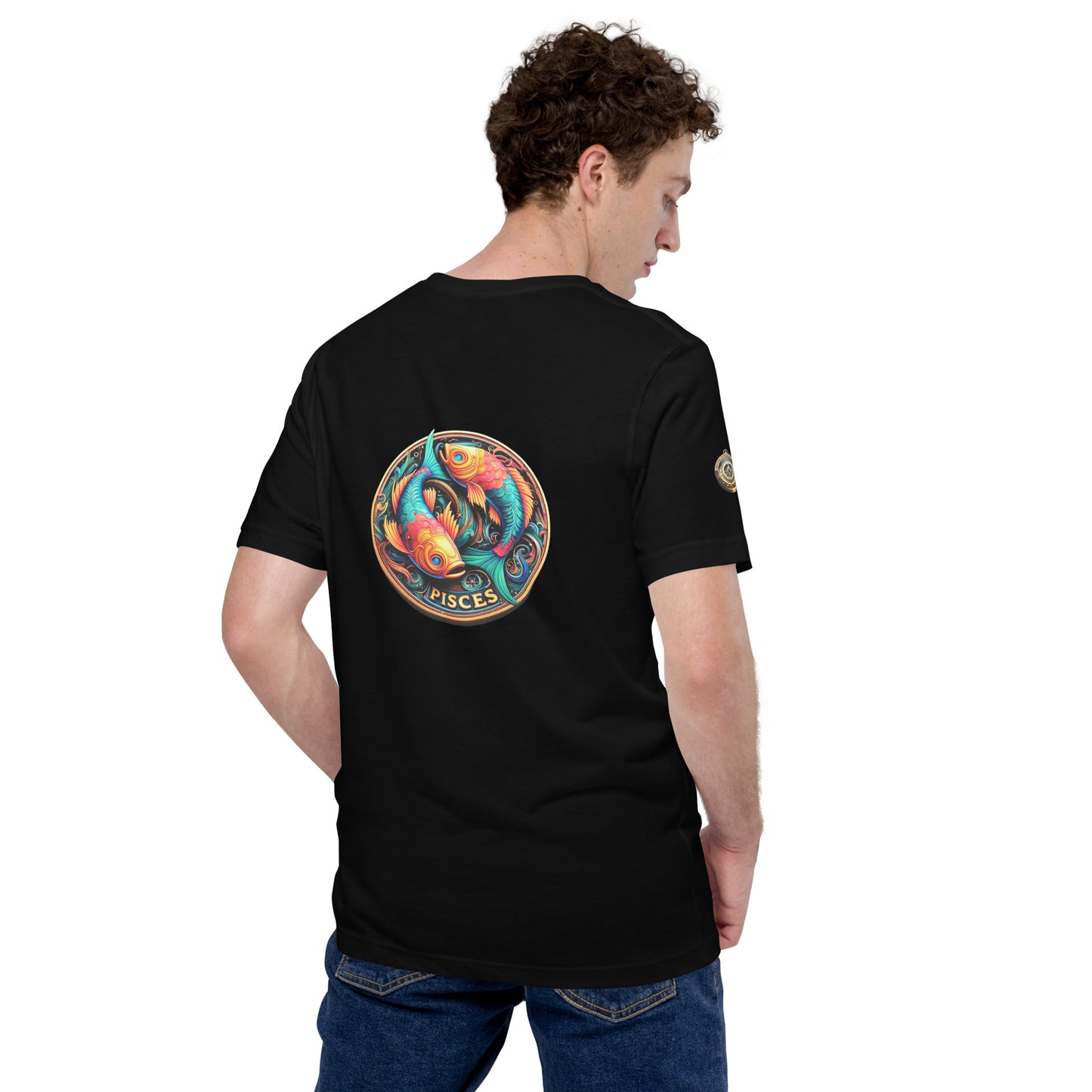 "Pisces Zodiac Coin - Dreamlike Duality Limited Edition T-Shirt"