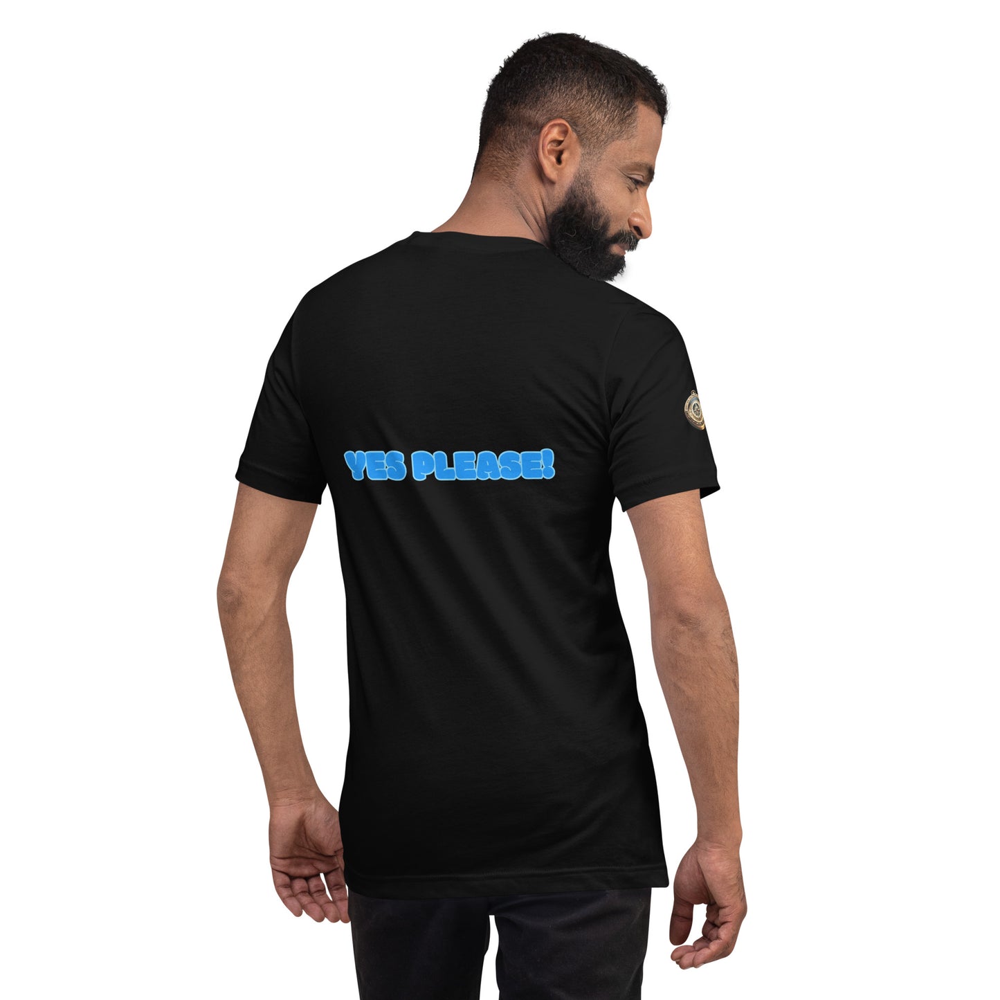 "Yes Please! - Bold Bubble Text T-Shirt"