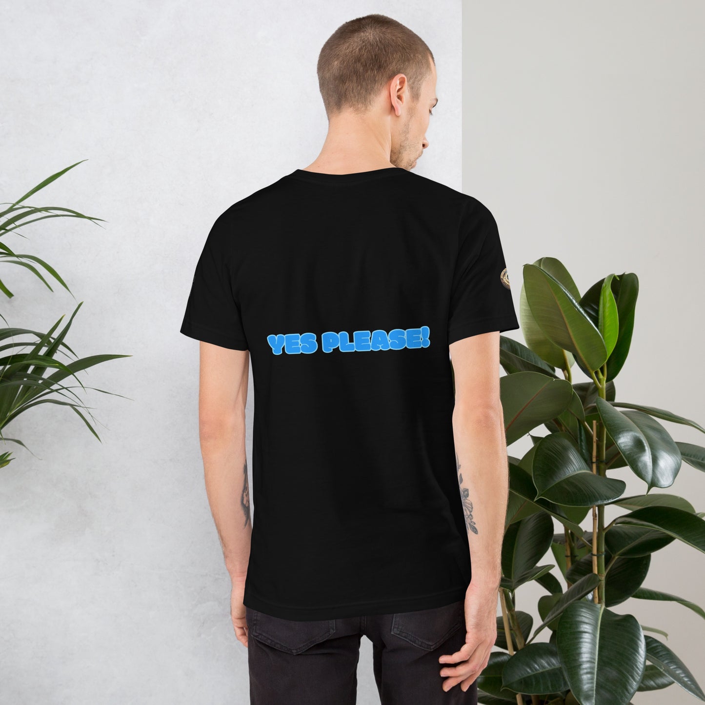 "Yes Please! - Bold Bubble Text T-Shirt"