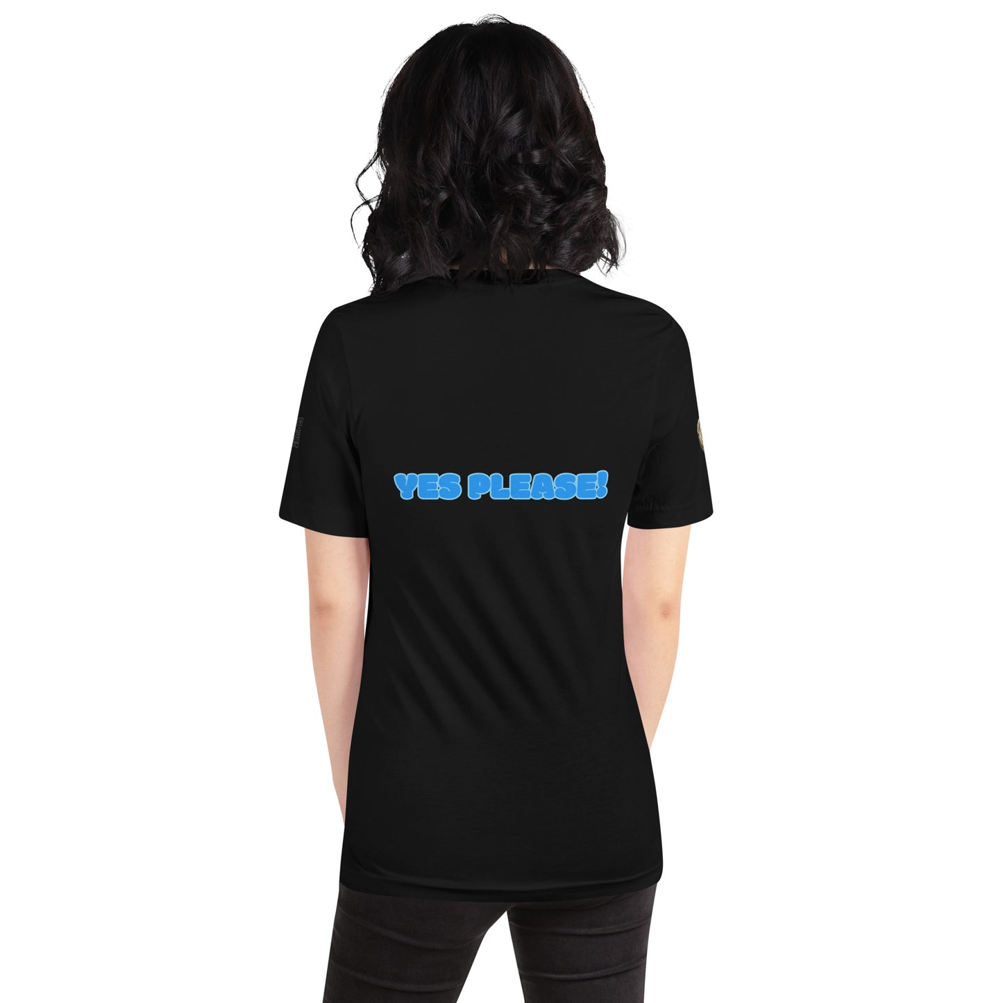 "Yes Please! - Bold Bubble Text T-Shirt"