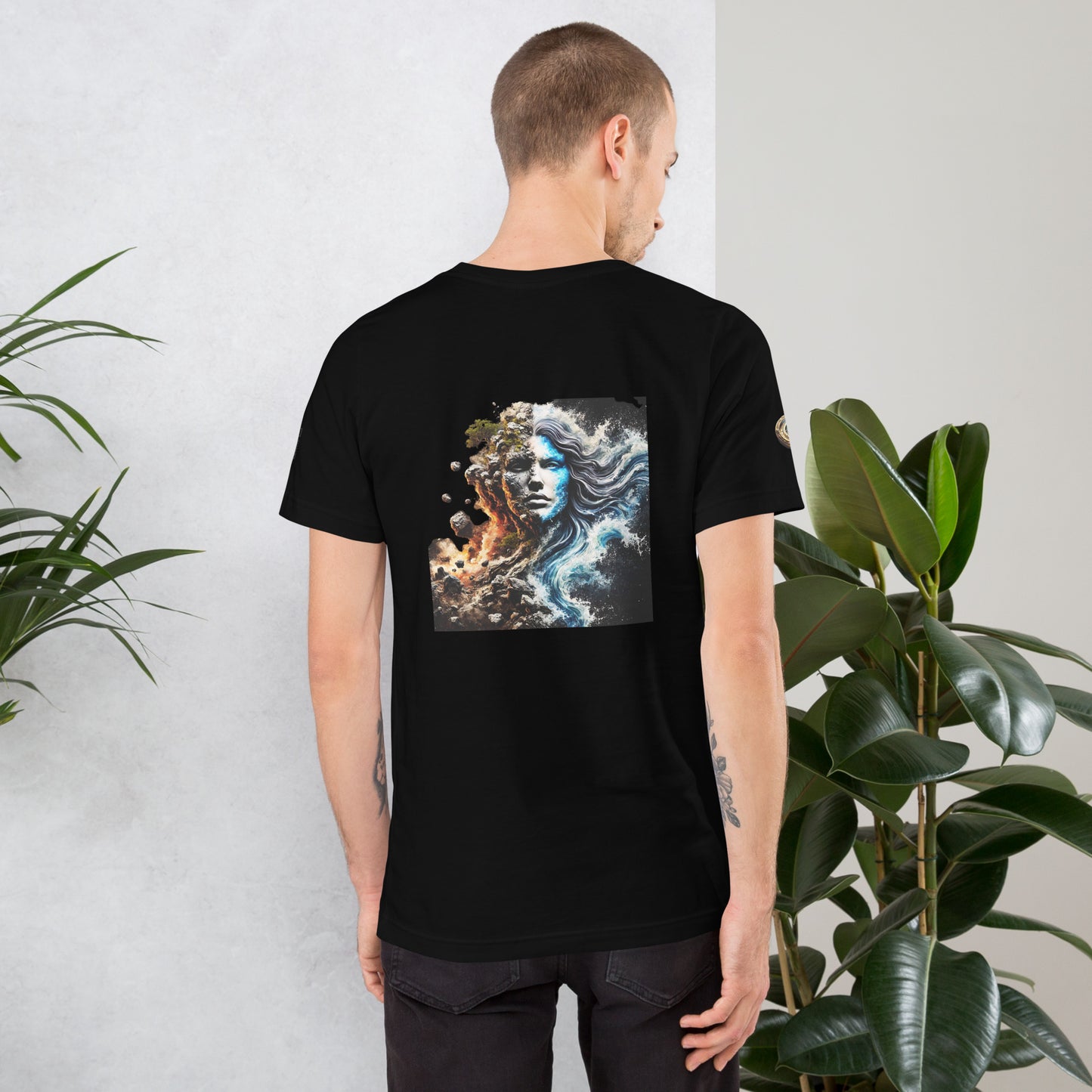 "Earth & Water Fusion – Elemental Forces T-Shirt"