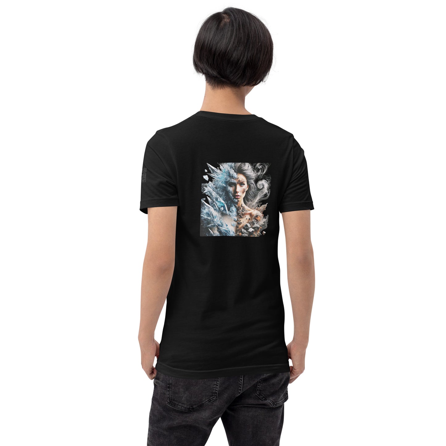 "Ice & Stone Warrior – Elemental Power T-Shirt"