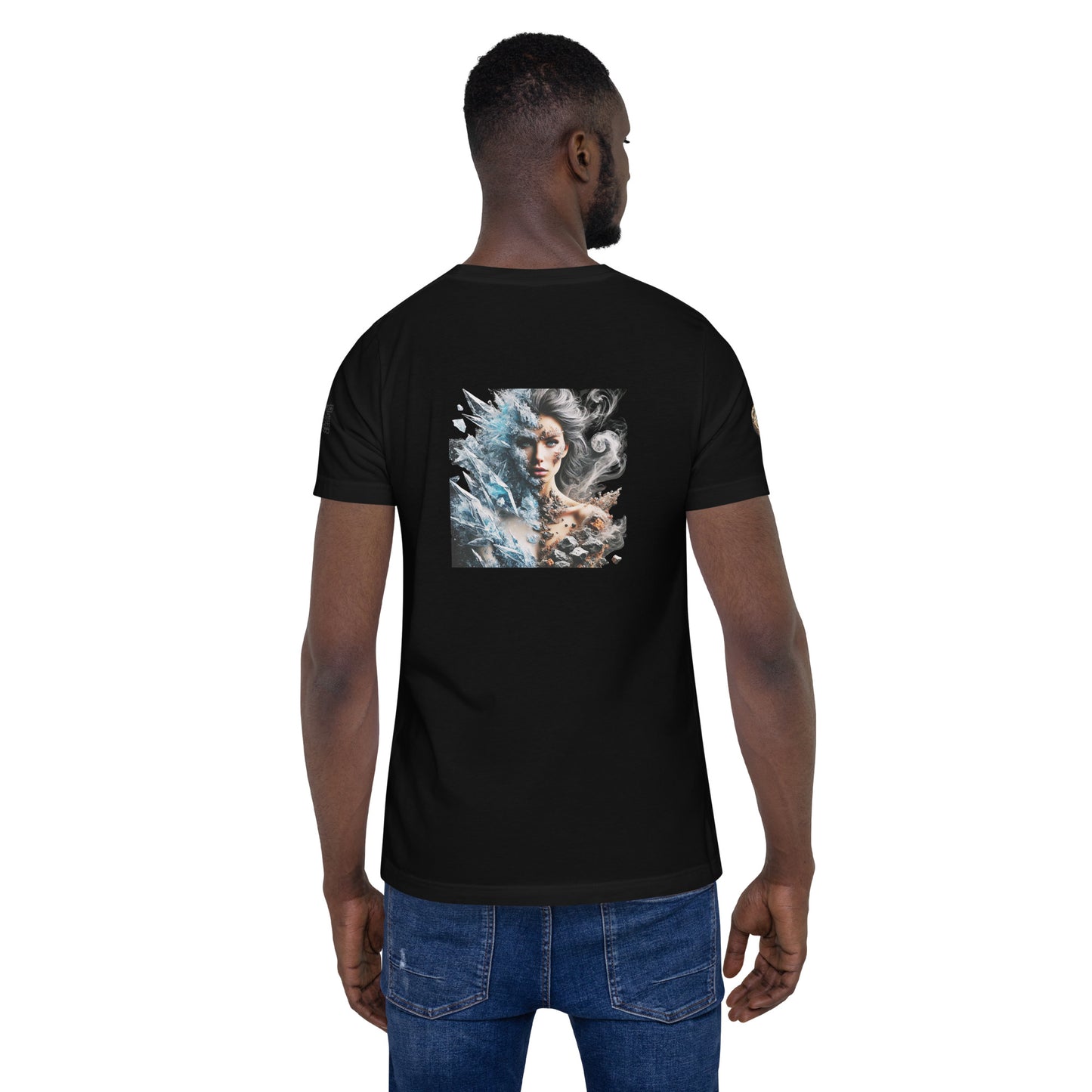 "Ice & Stone Warrior – Elemental Power T-Shirt"