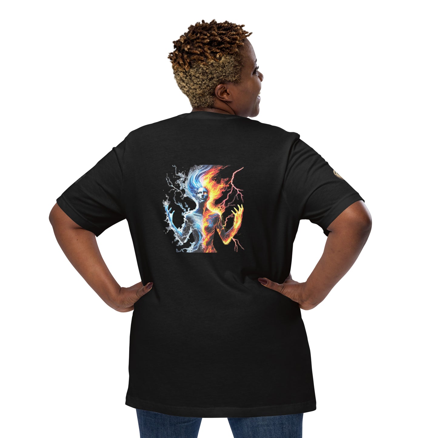 "Fury of the Elements - Fire & Water Power T-Shirt"