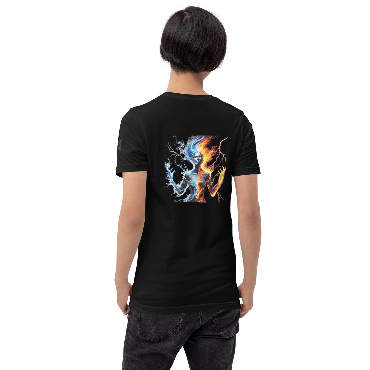 "Fury of the Elements - Fire & Water Power T-Shirt"