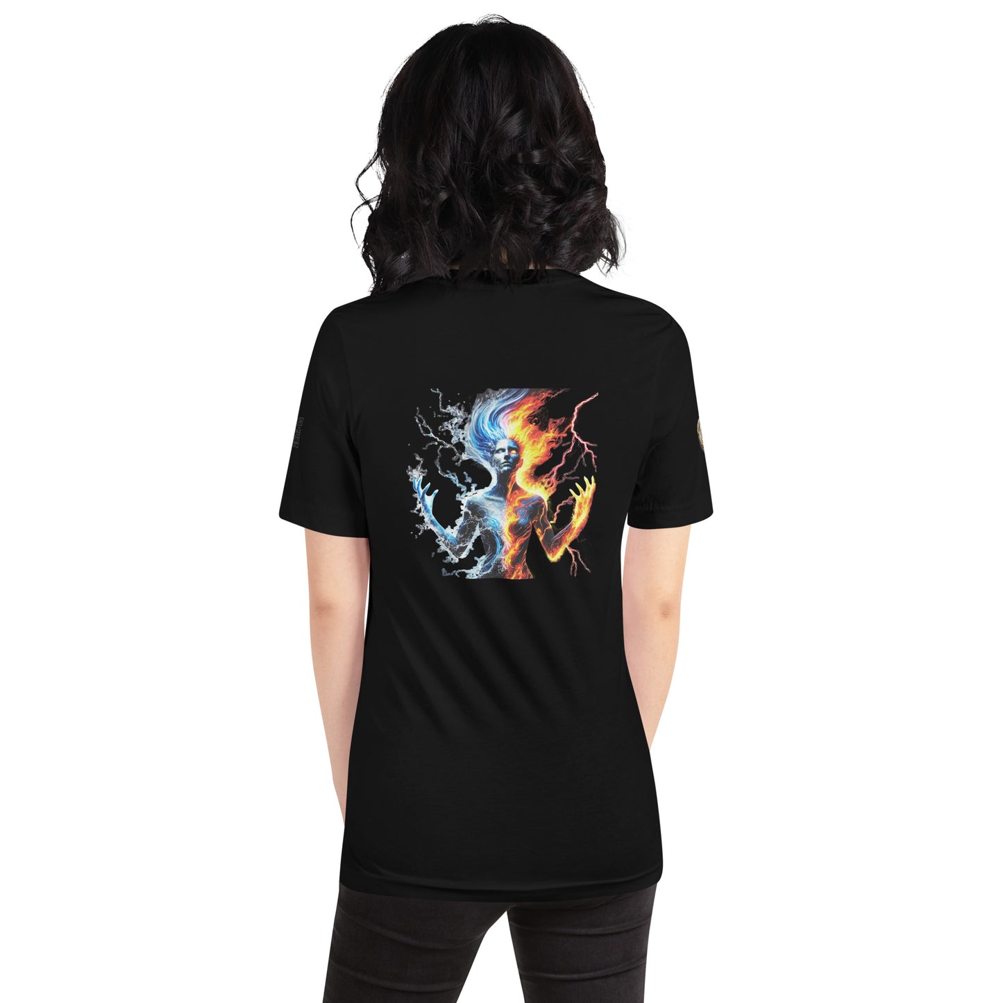 "Fury of the Elements - Fire & Water Power T-Shirt"