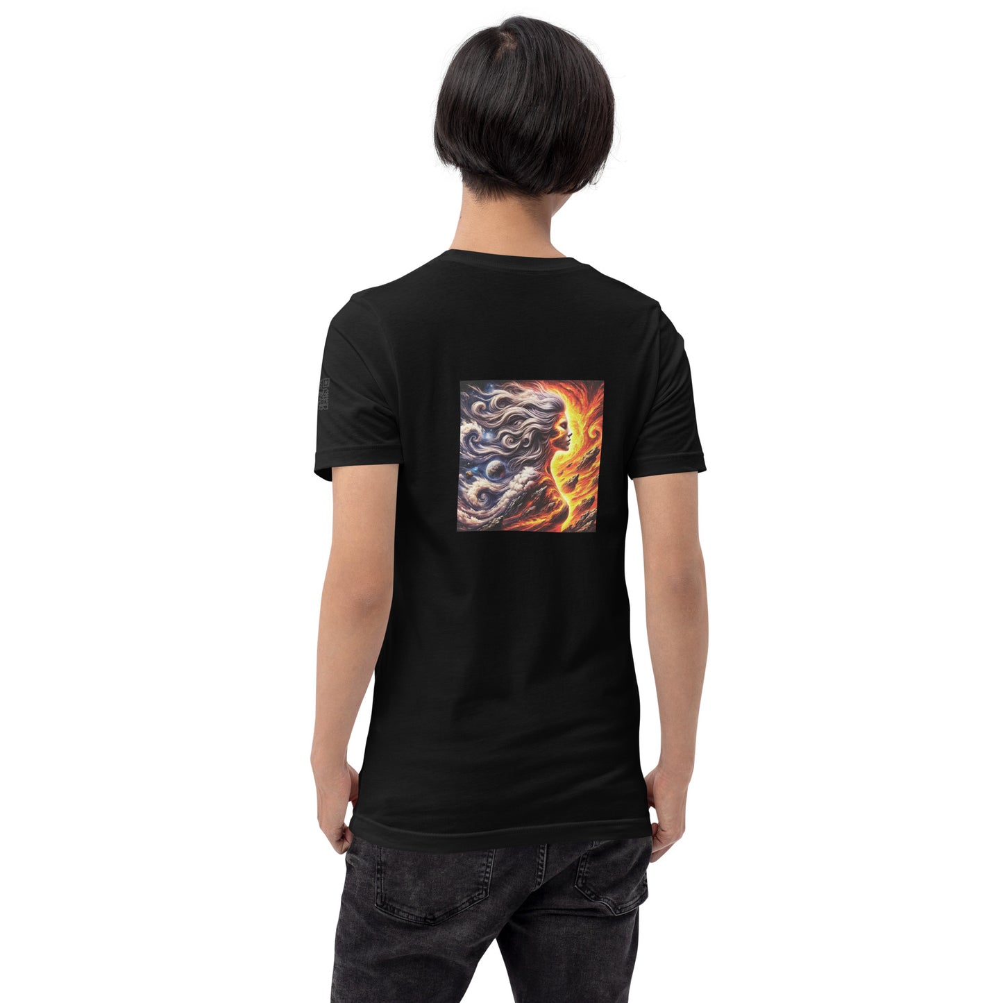 "Cosmic Firestorm - Elemental Goddess T-Shirt"