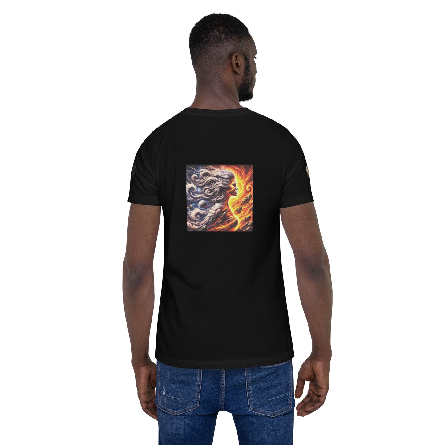 "Cosmic Firestorm - Elemental Goddess T-Shirt"