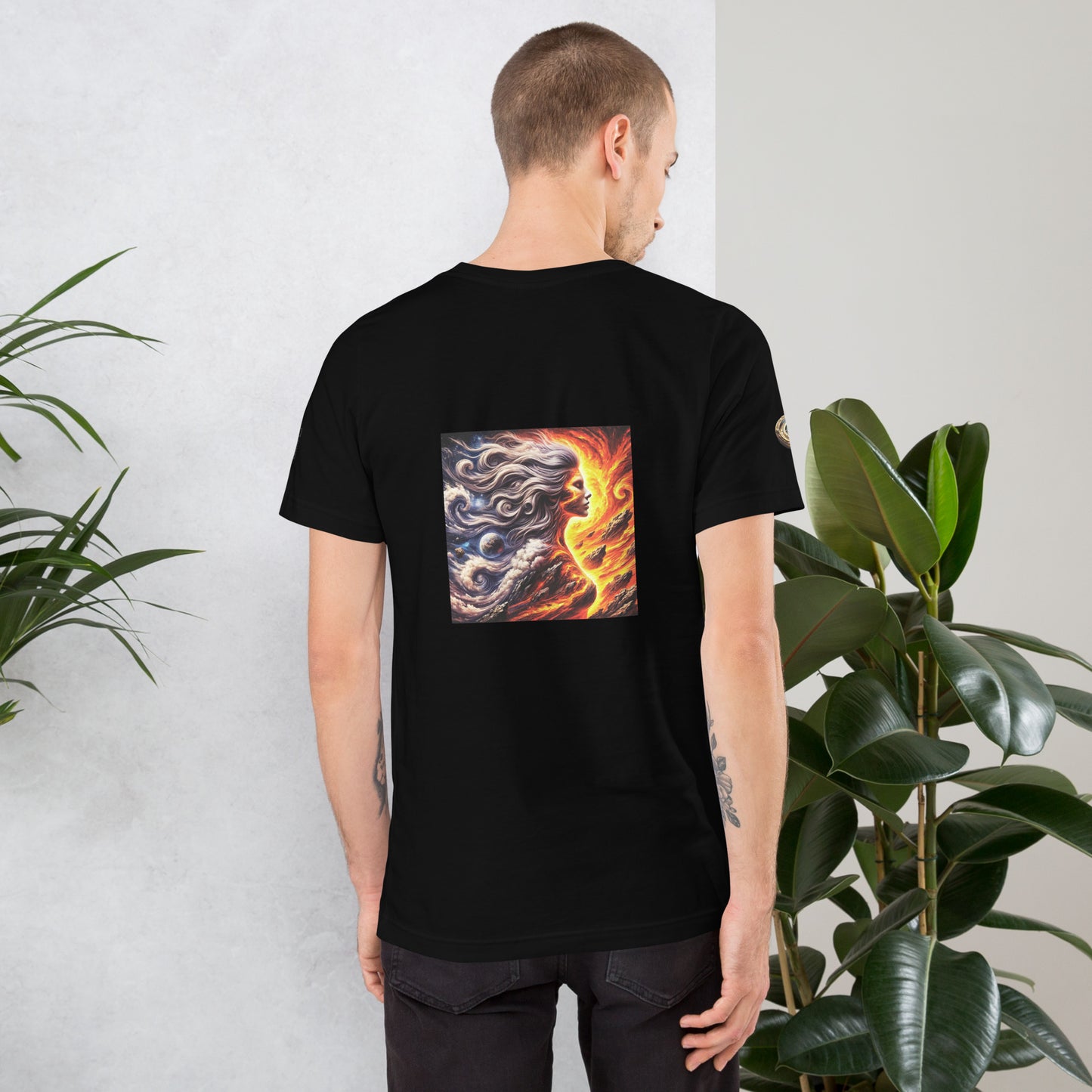 "Cosmic Firestorm - Elemental Goddess T-Shirt"