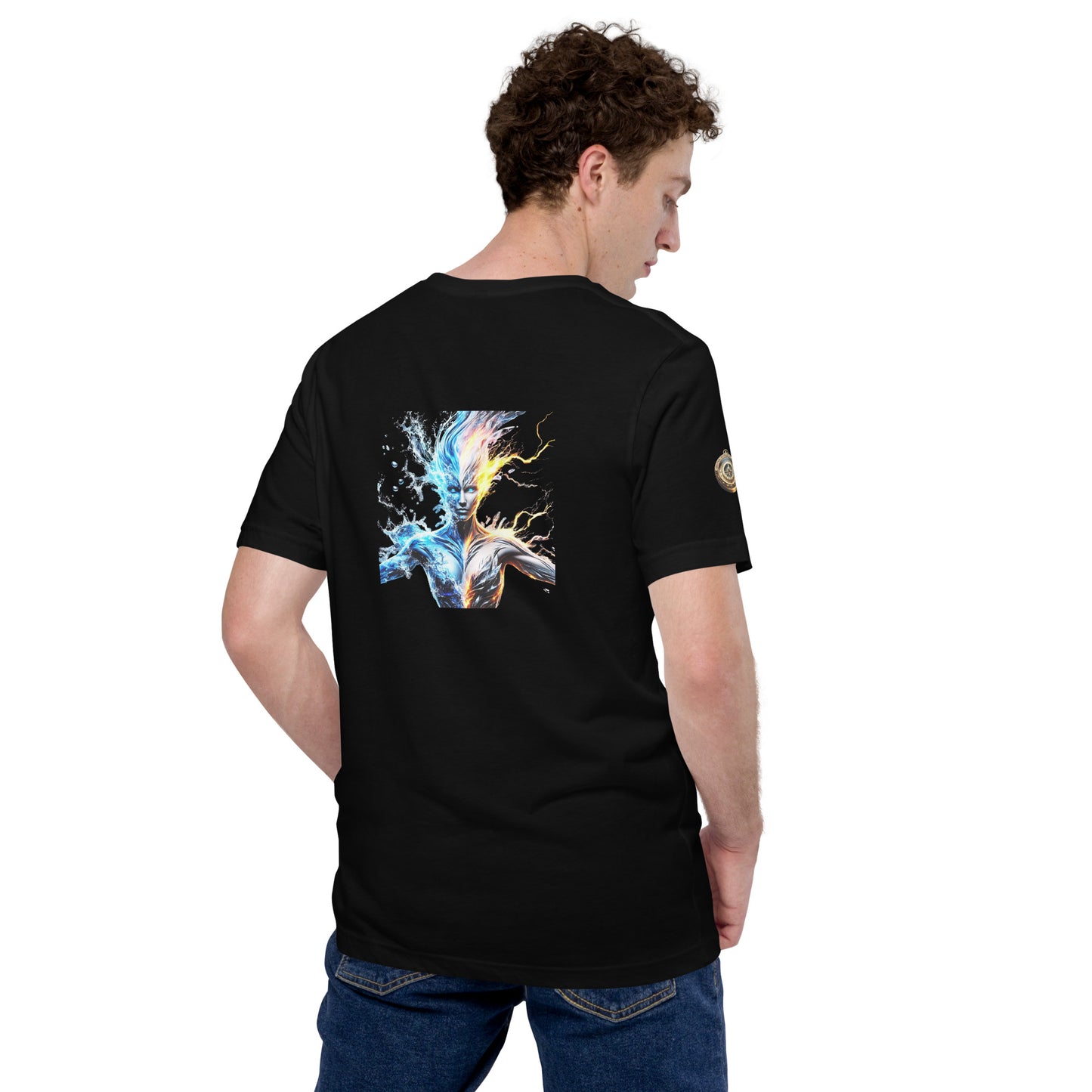 "Elemental Force - Water & Fire Goddess T-Shirt"