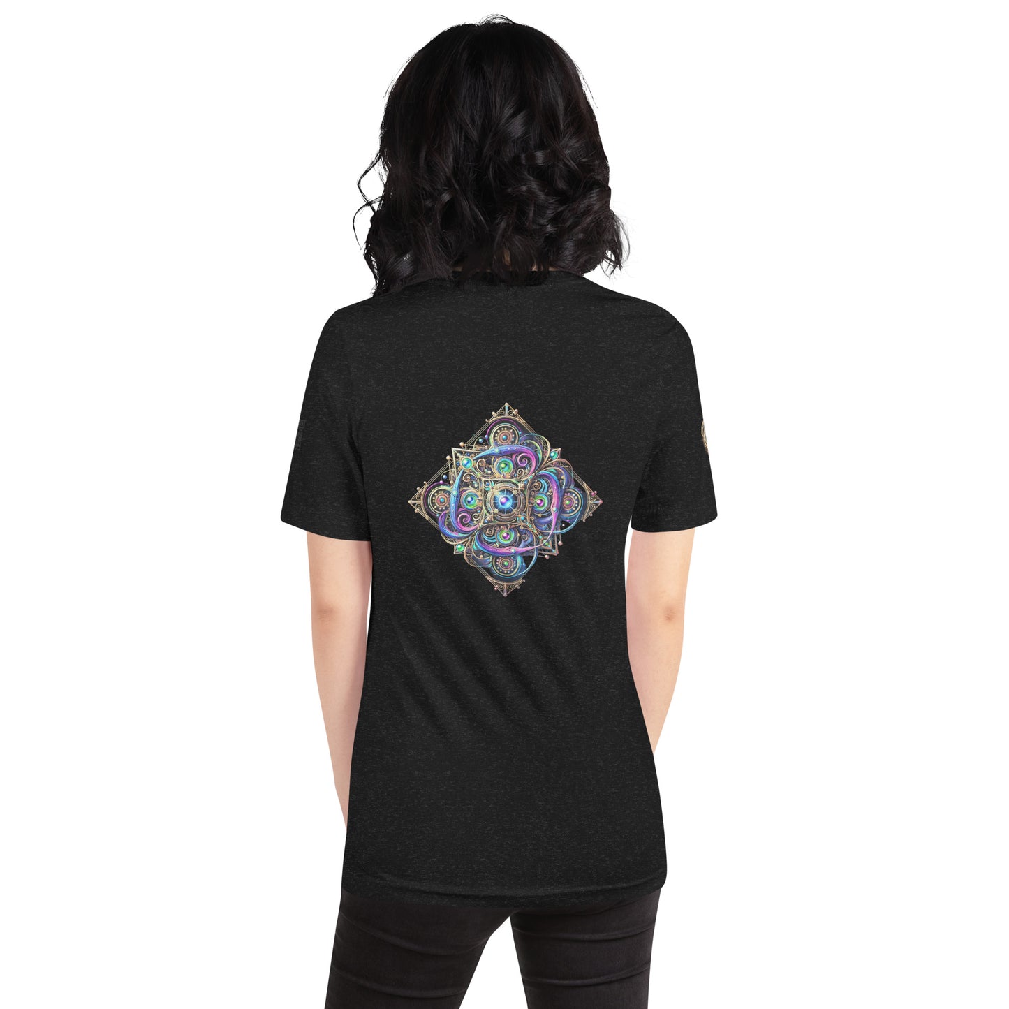 "Cosmic Mandala - Intricate Geometric Art Limited Edition T-Shirt"