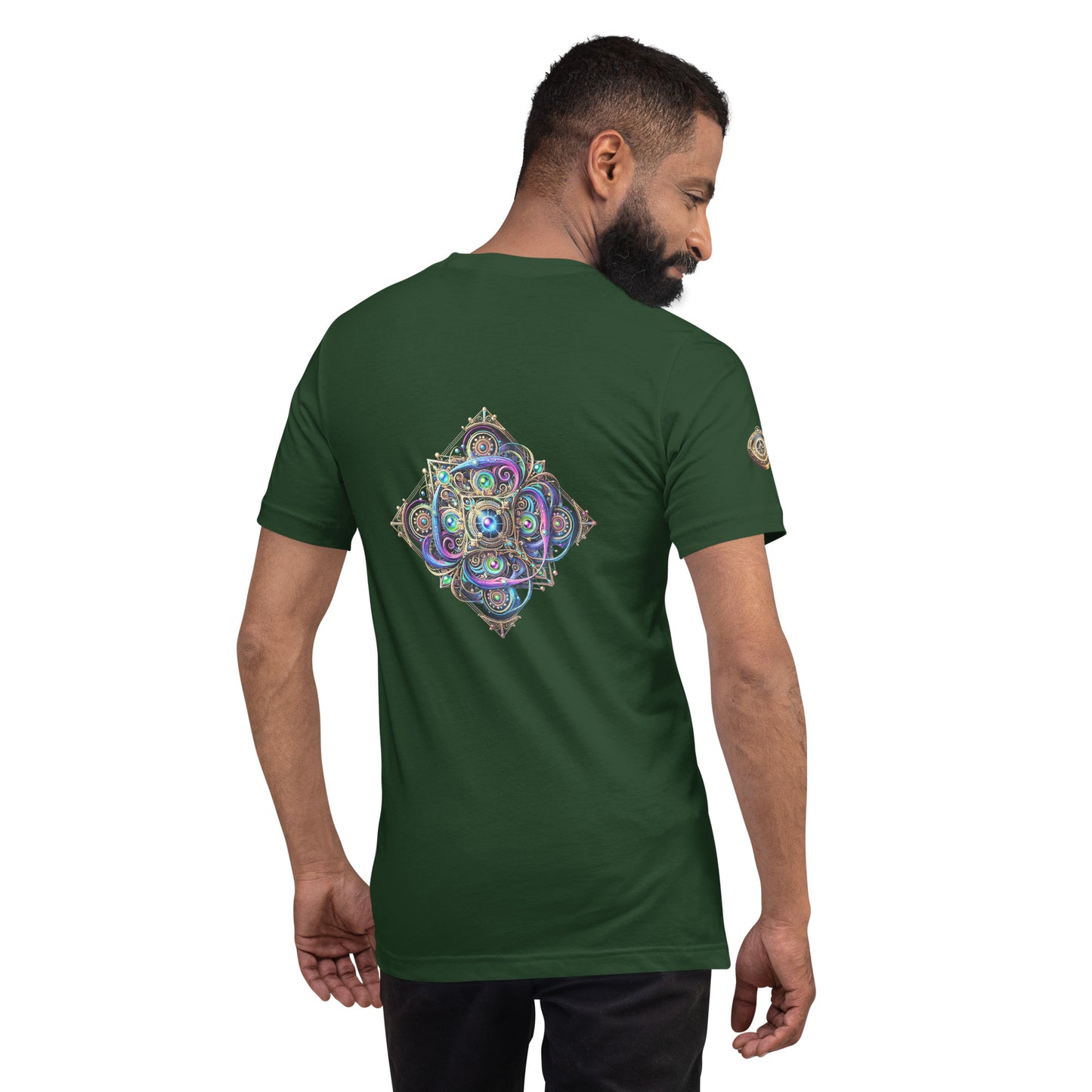 "Cosmic Mandala - Intricate Geometric Art Limited Edition T-Shirt"