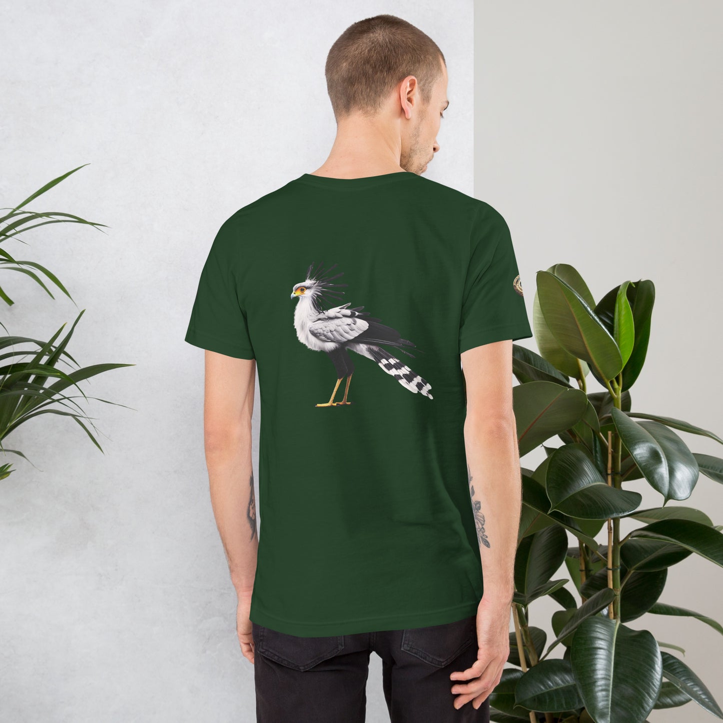 "Majestic Secretary Bird T-Shirt"