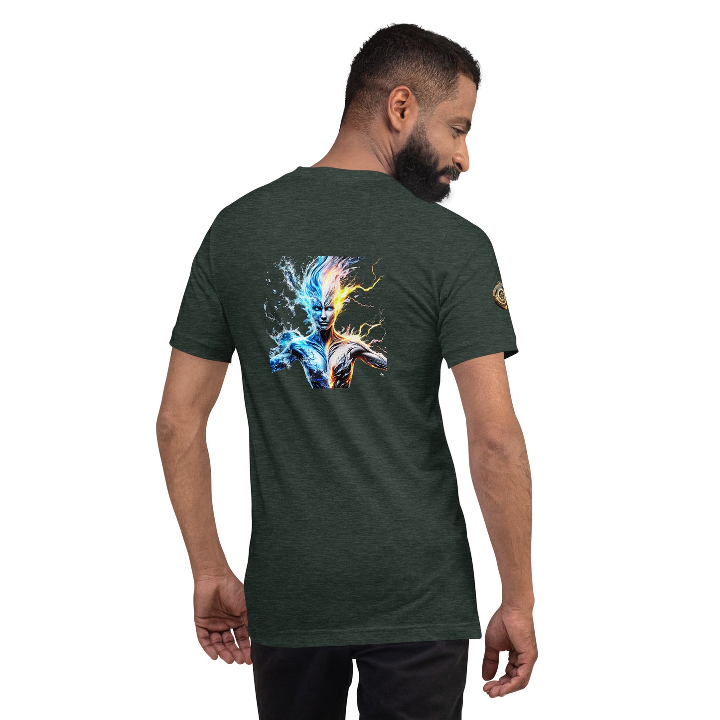 "Elemental Force - Water & Fire Goddess T-Shirt"