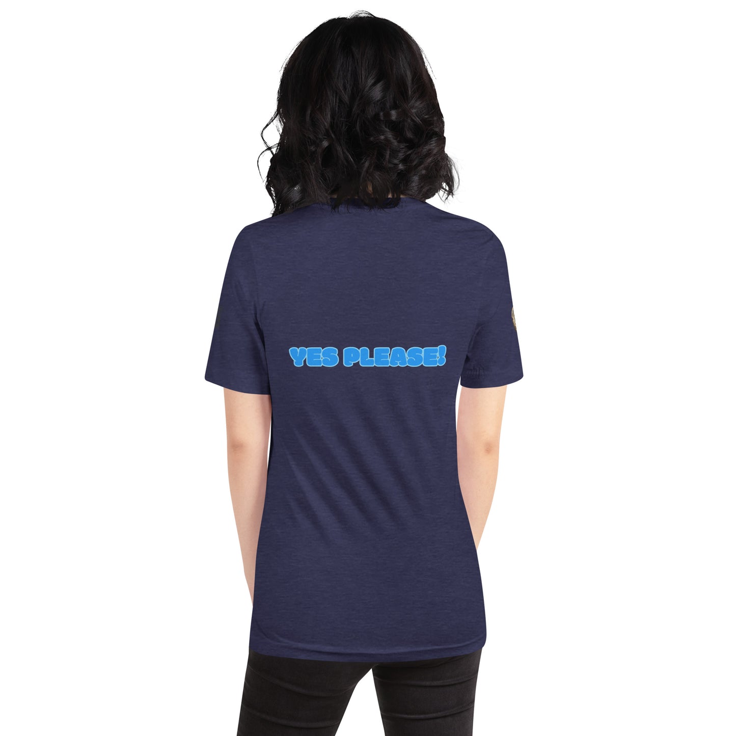 "Yes Please! - Bold Bubble Text T-Shirt"