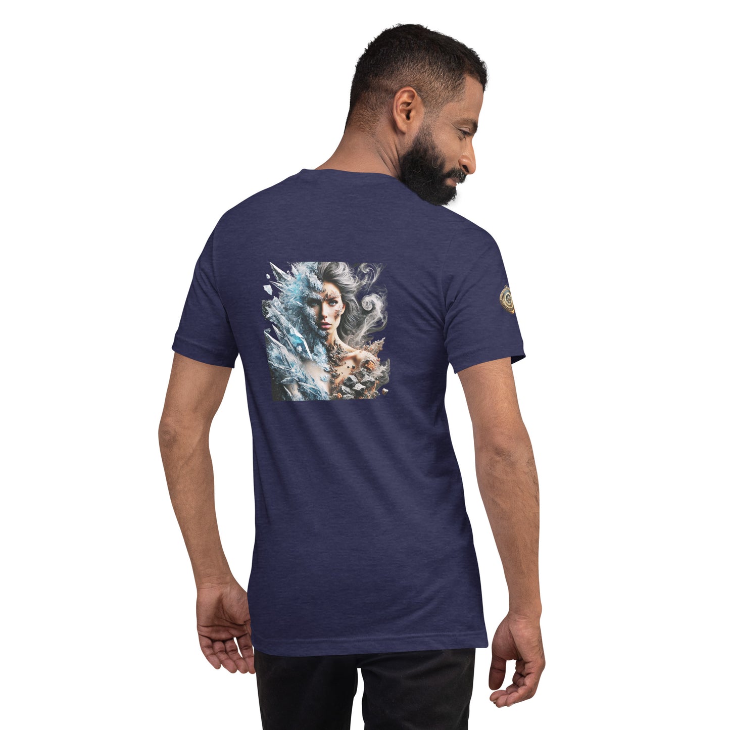 "Ice & Stone Warrior – Elemental Power T-Shirt"